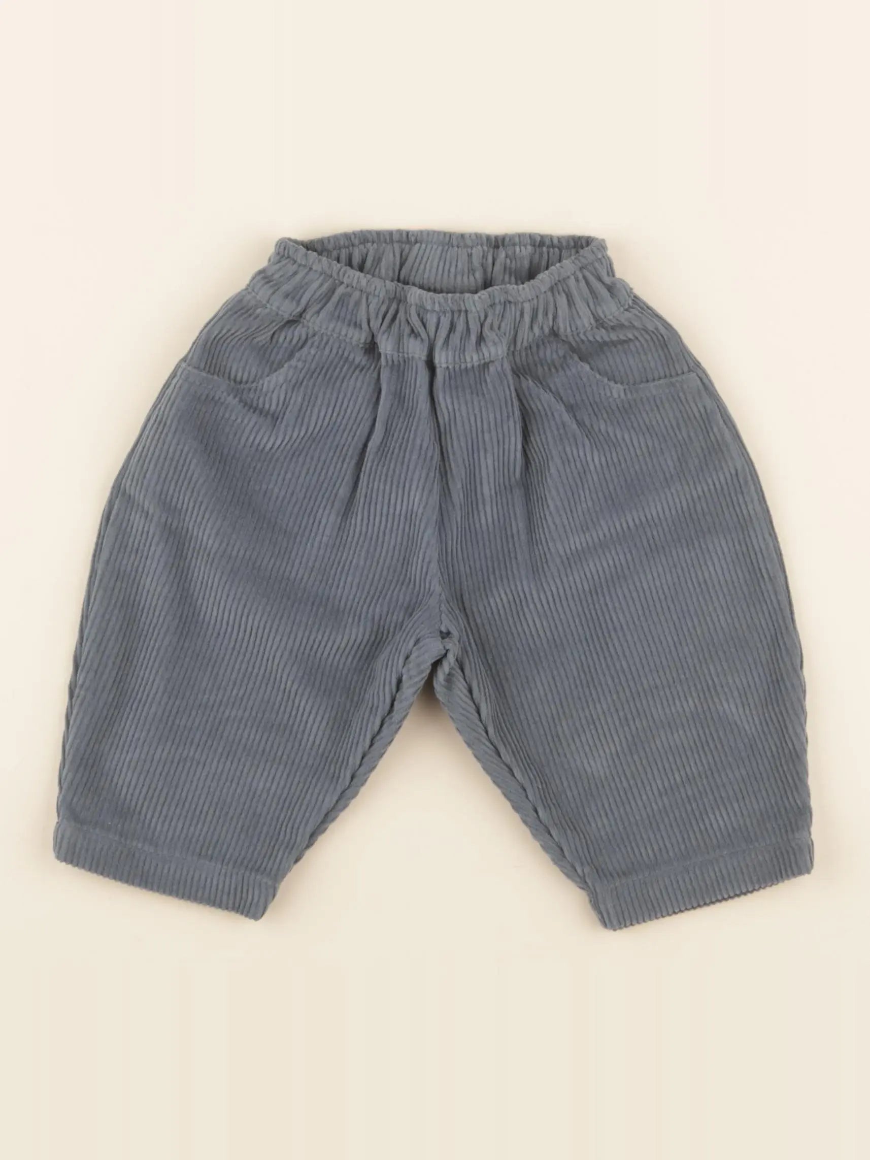 Pantalon velour Corderoy bleu