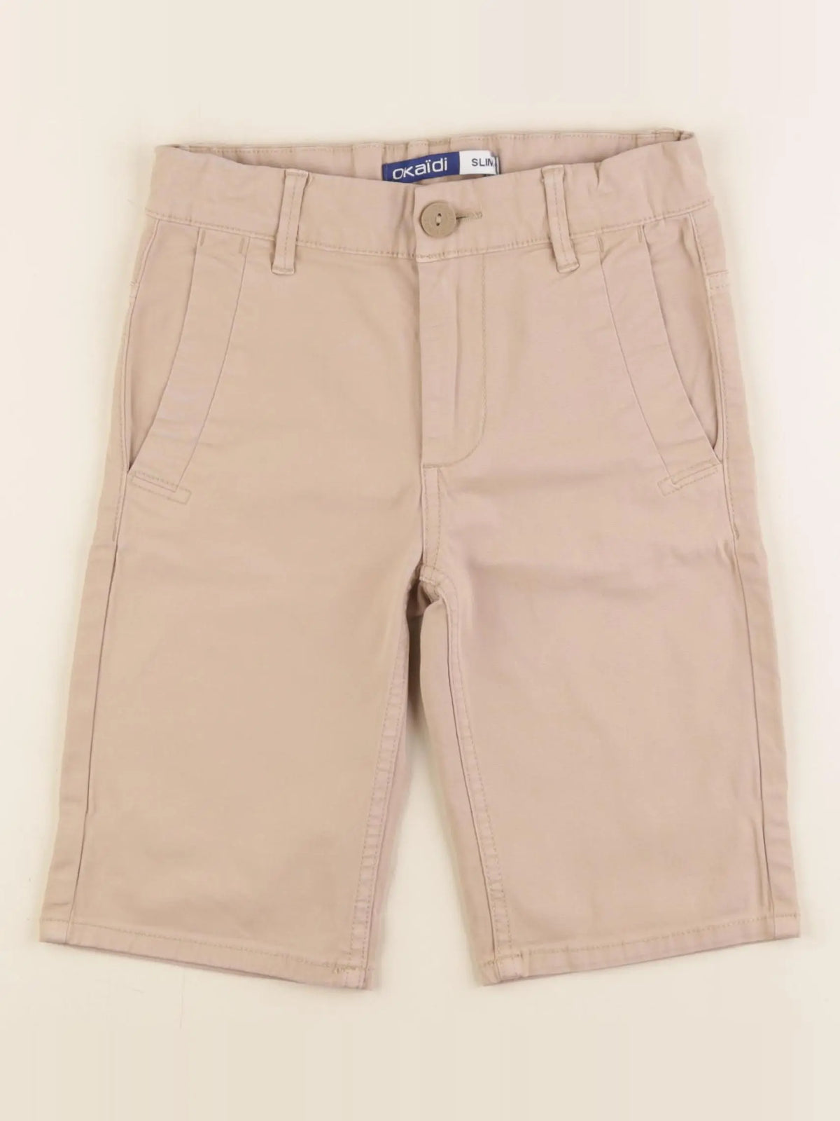 Okaidi - short beige - 9 ans