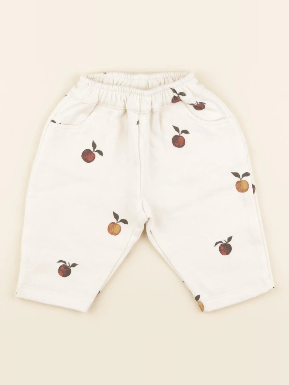 Pantalon Carrot Pommes beige