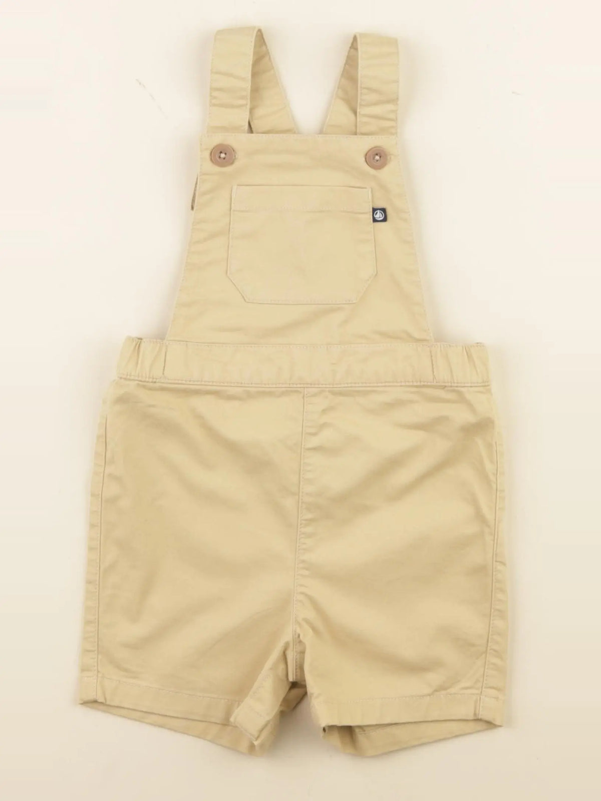 Petit Bateau - salopette beige - 18 mois