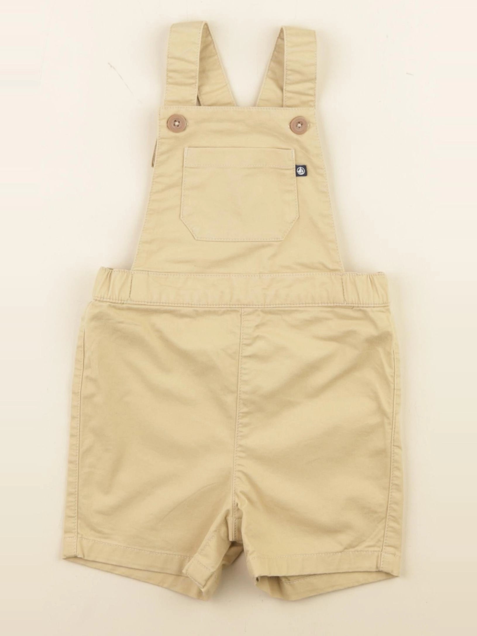 Petit Bateau - salopette beige - 18 mois