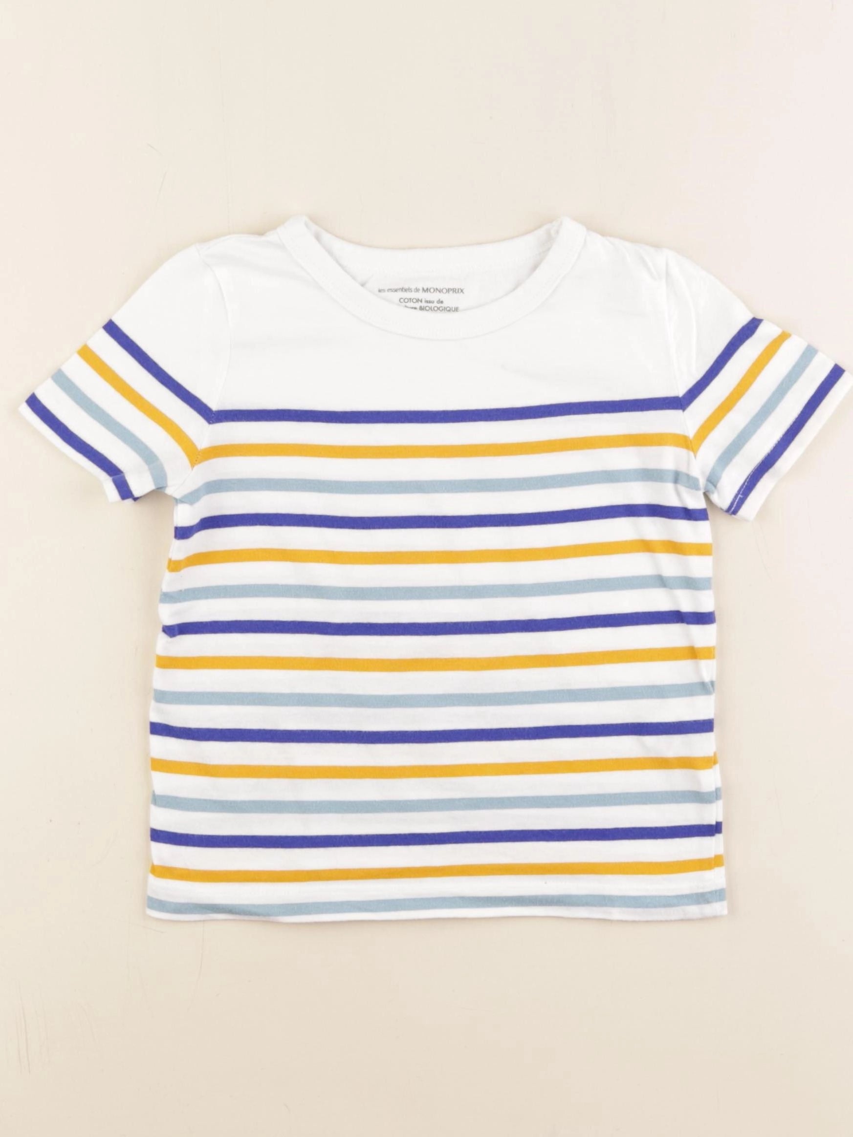 Monoprix - tee-shirt multicolore - 3 ans