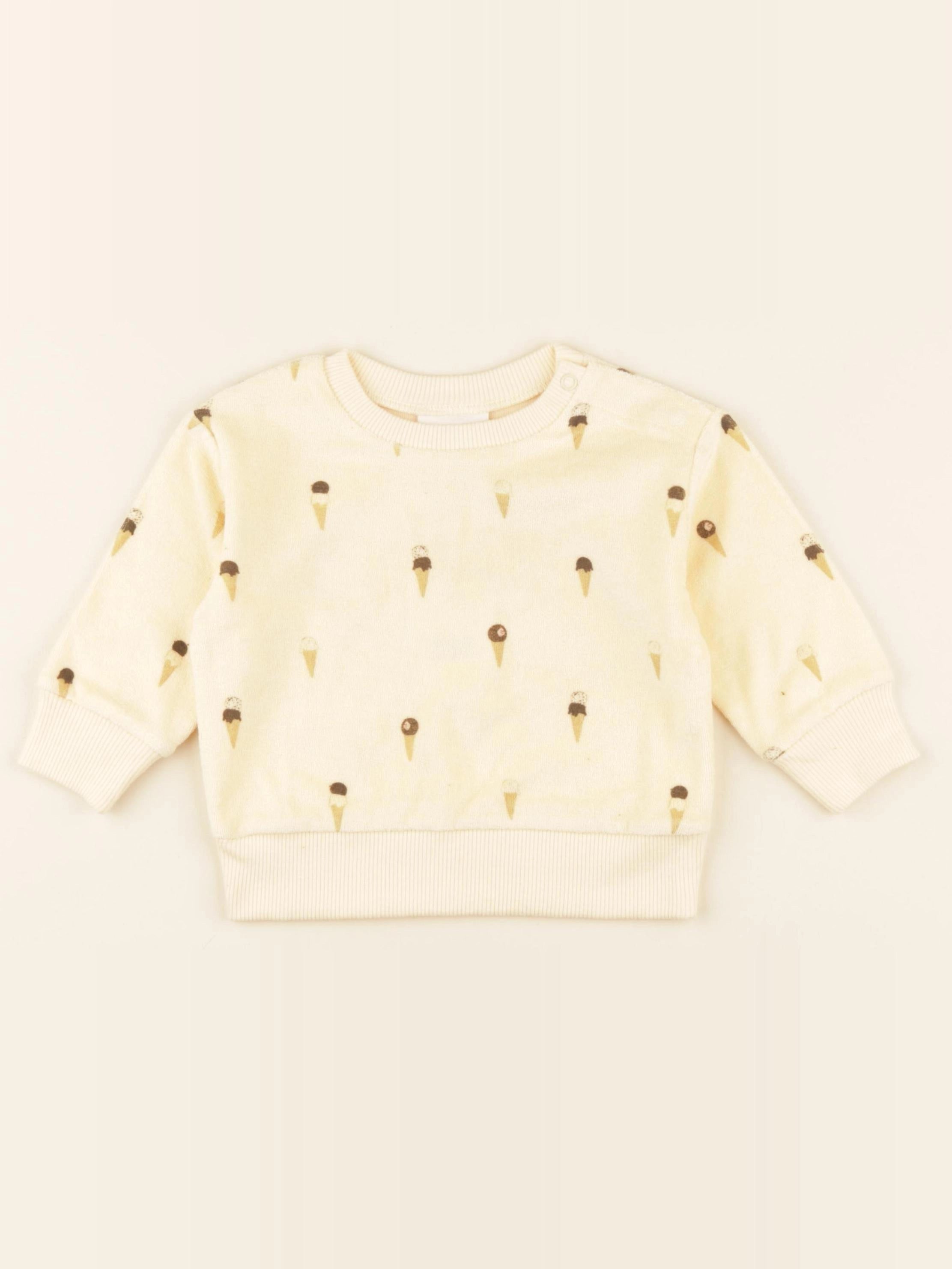 Sweat Bart Terry Glaces jaune