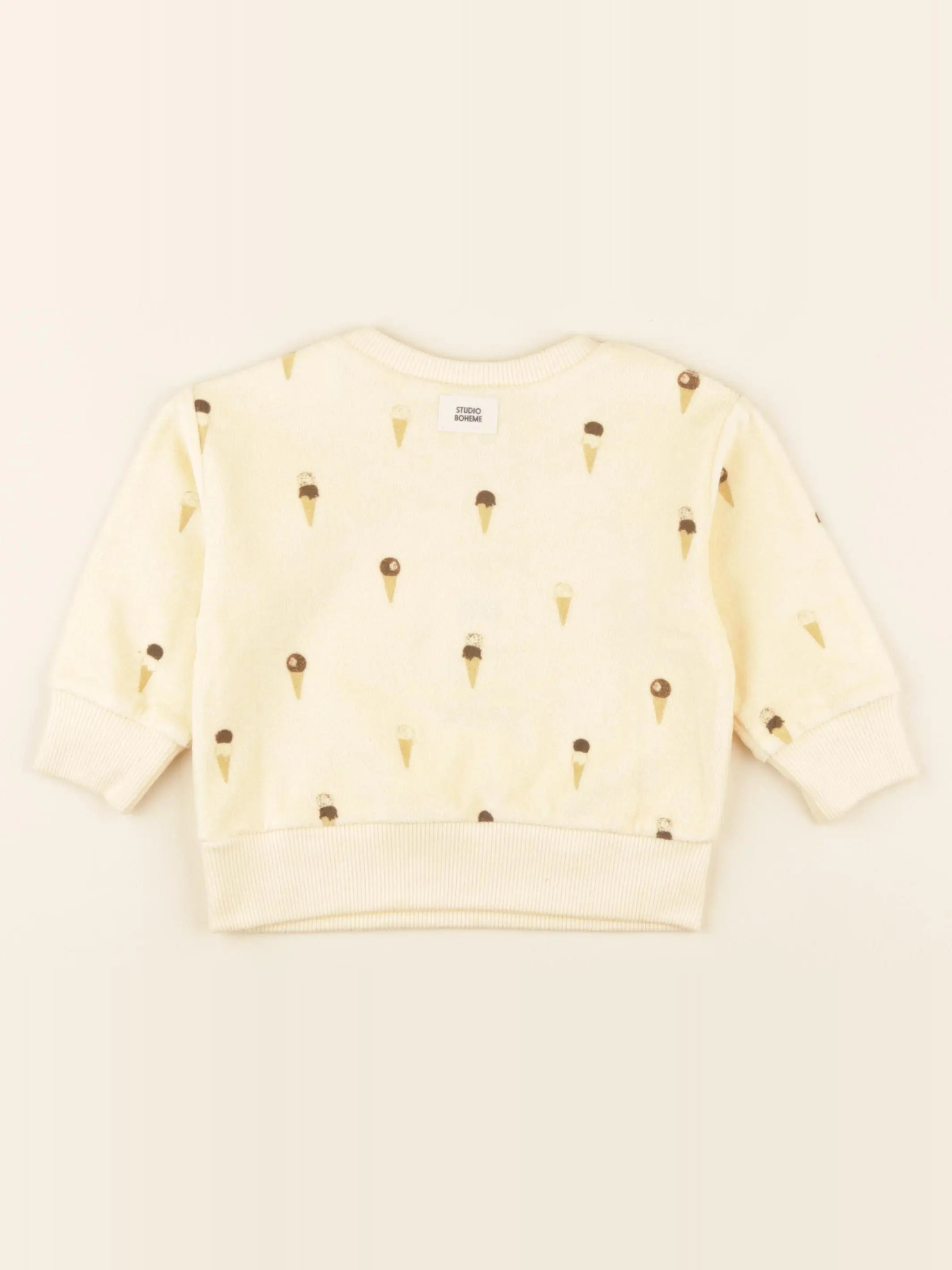 Sweat Bart Terry Glaces jaune