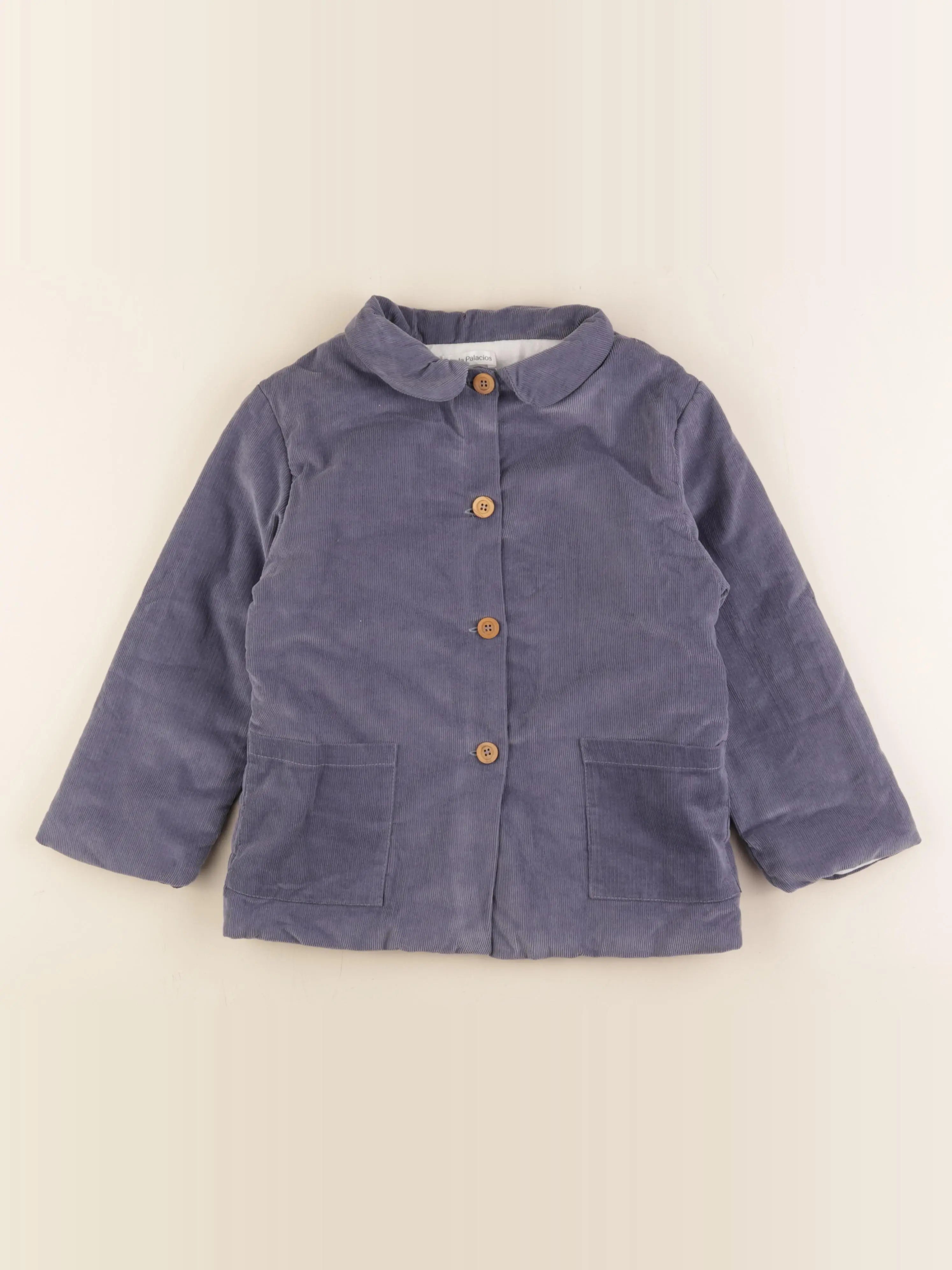 Lola Palacios - veste doublé bleu - 8 ans