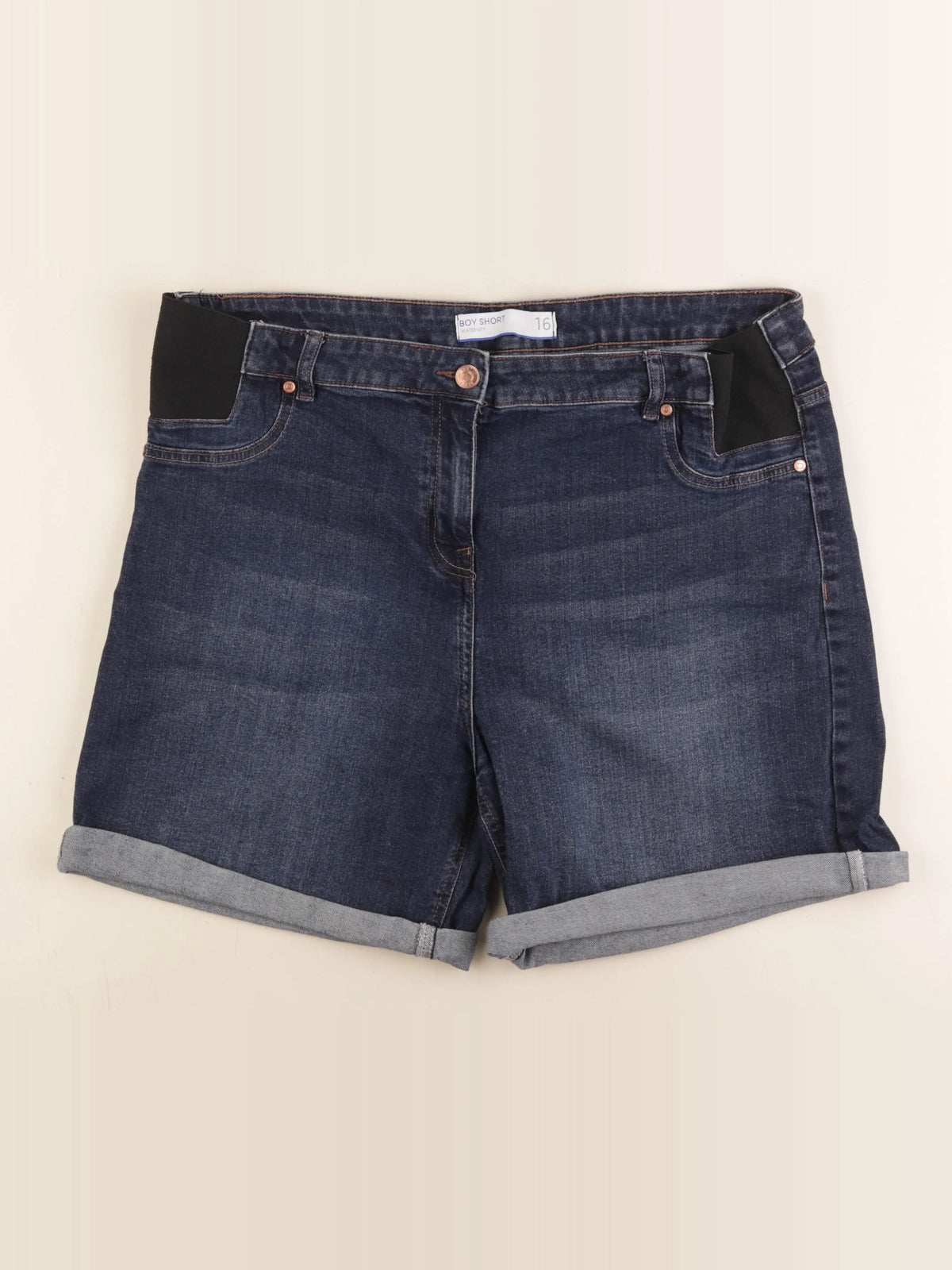 Next maternity - short grossesse bleu - 44