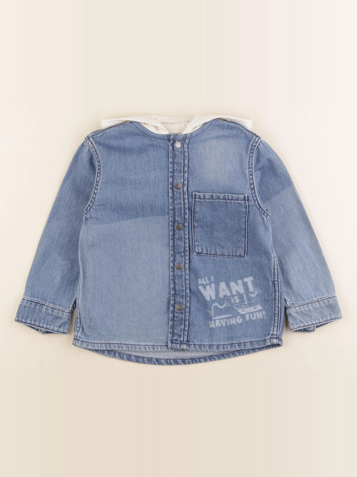 Vertbaudet - chemise bleu - 5 ans