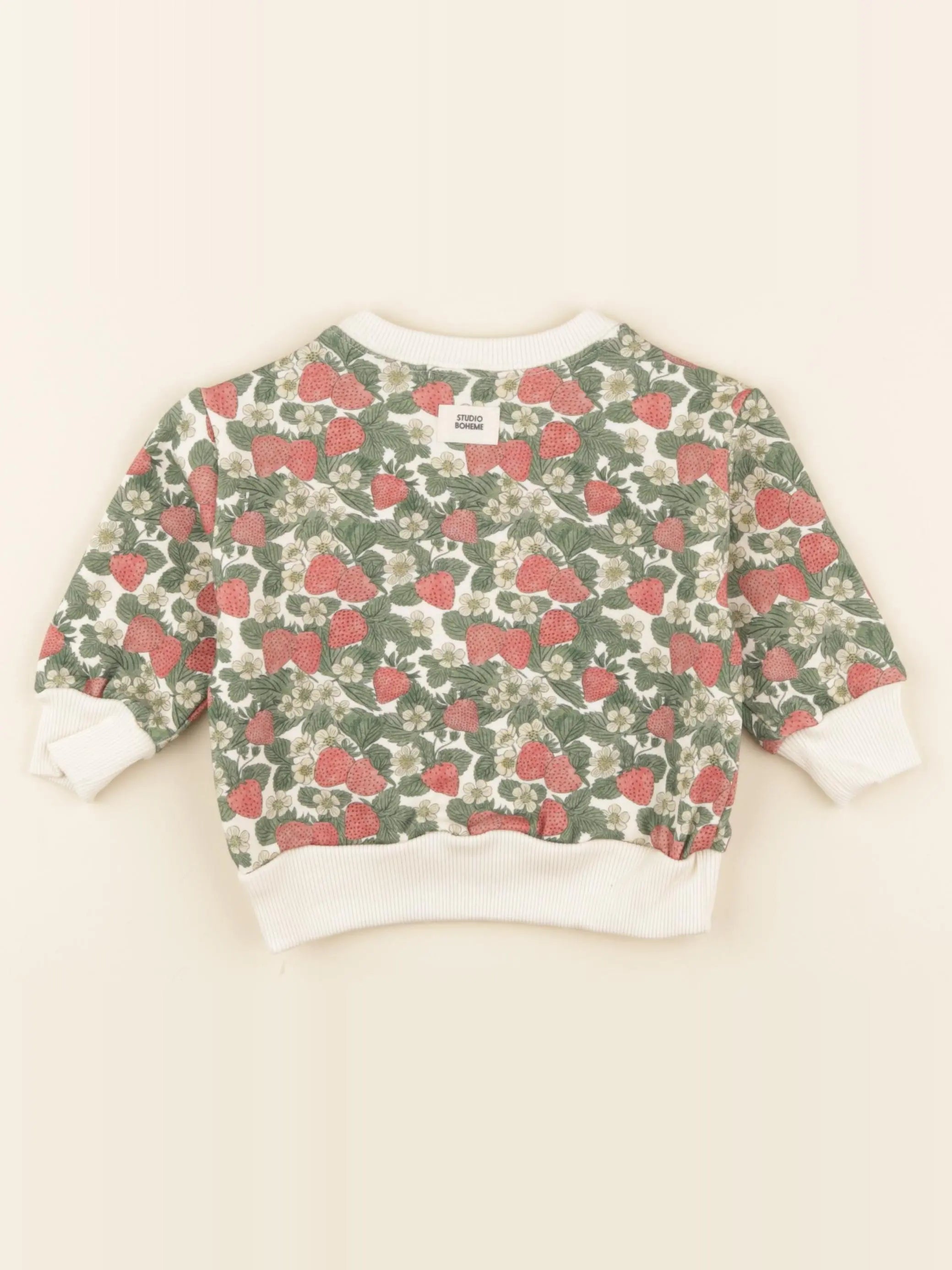 Sweat Bart Molleton fraises