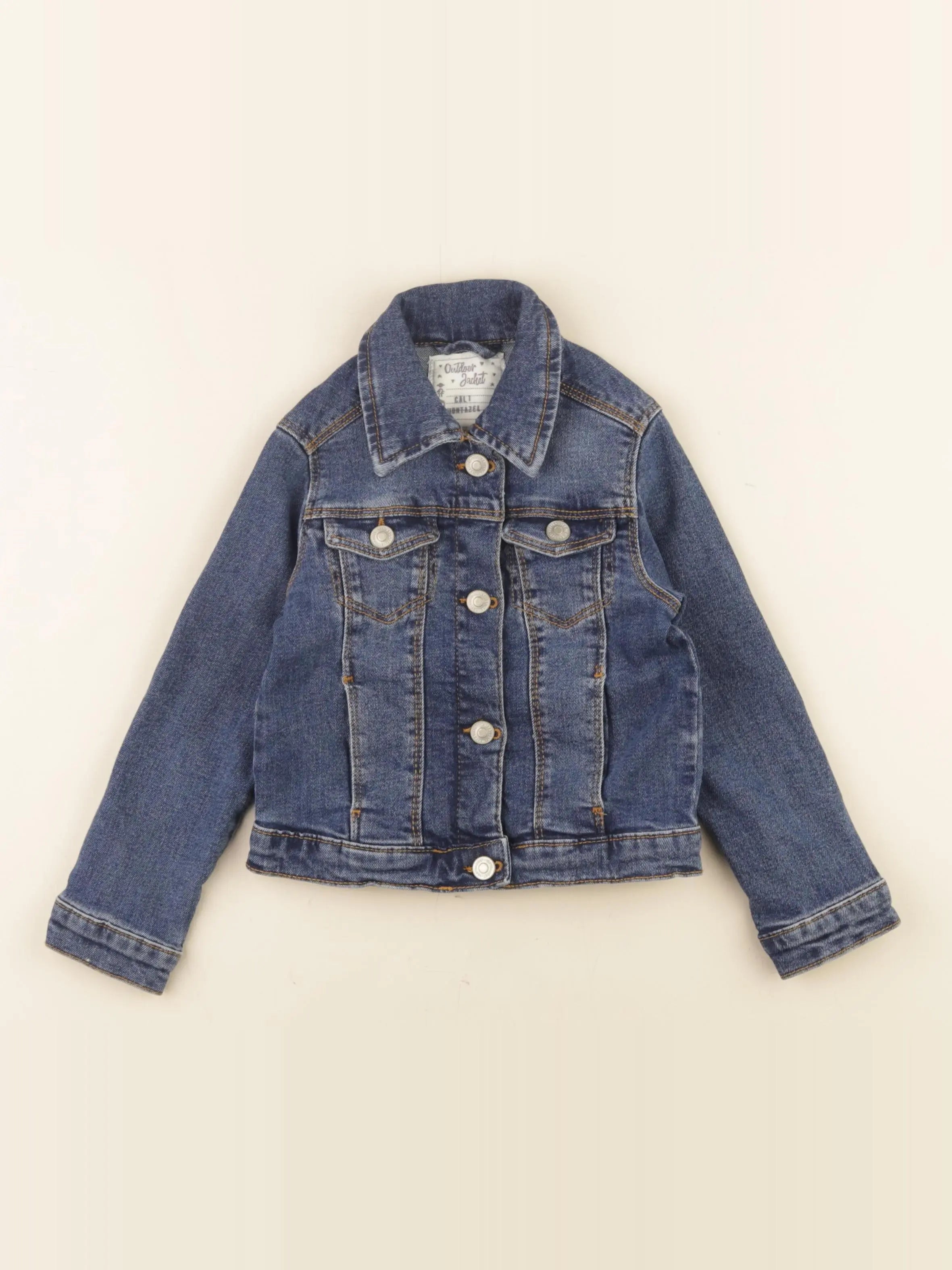 Vertbaudet - veste bleu - 4 ans