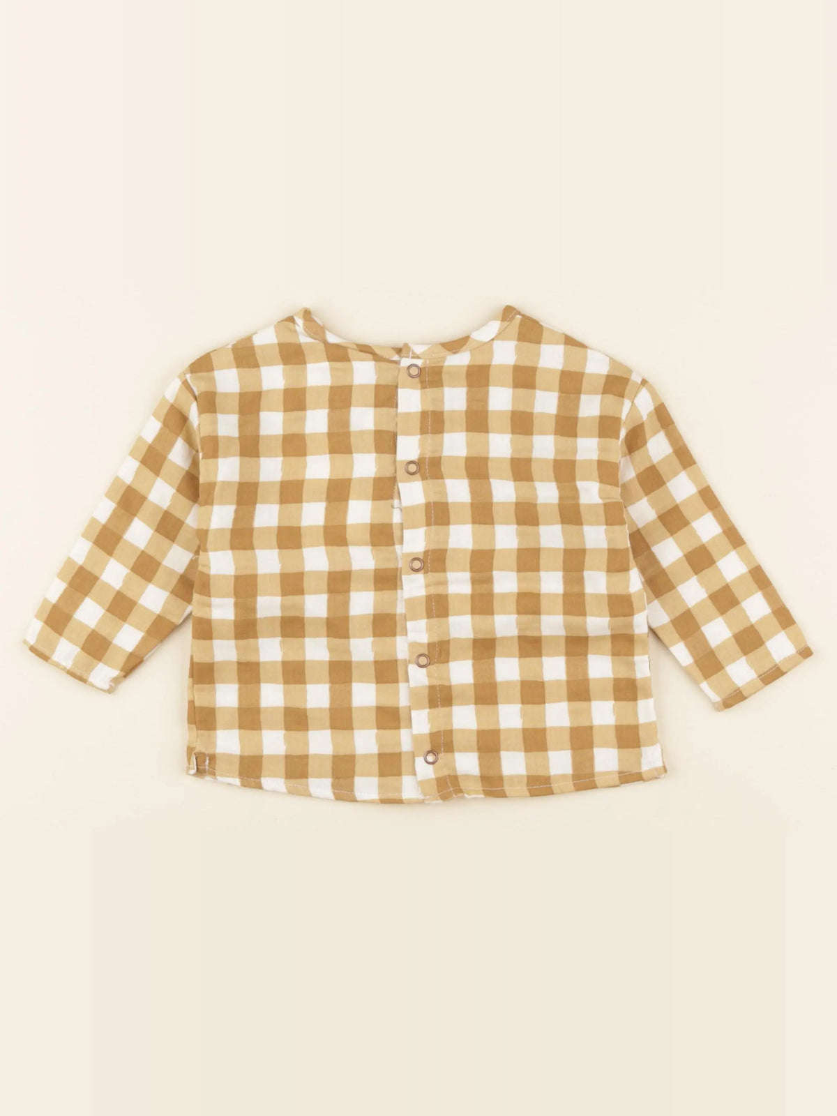 Chemise Romeo Vichy caramel