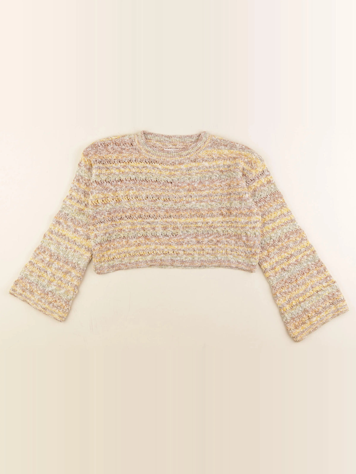 Zara - pull beige - 8/9 ans