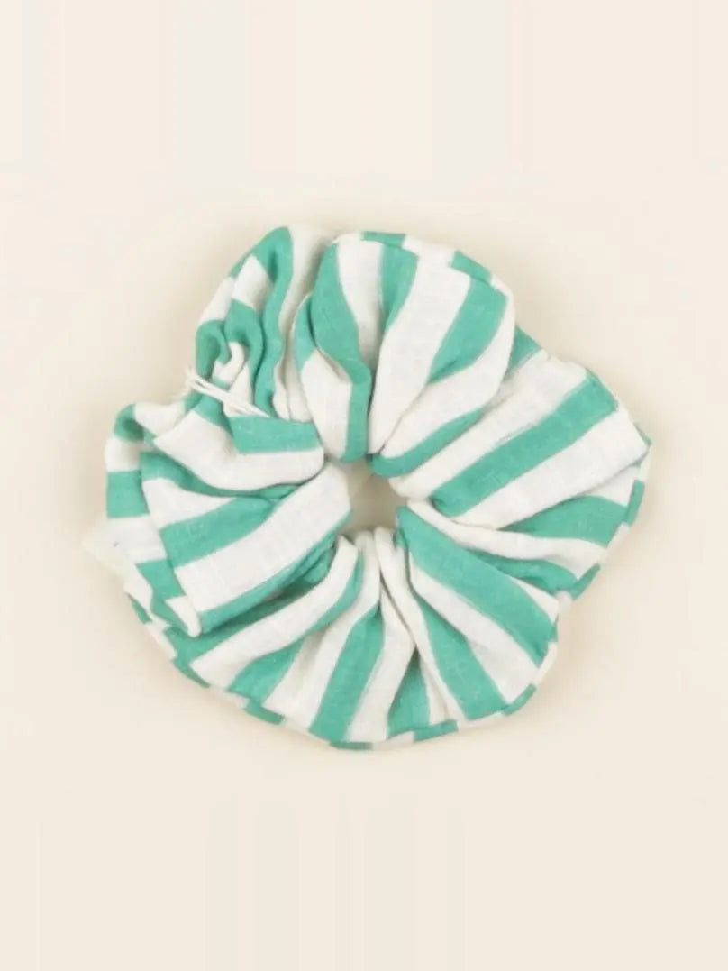 Chouchou Gigi Rayures vert