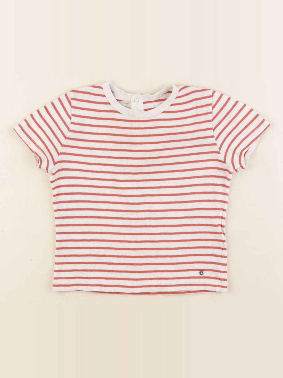 Petit Bateau - tee-shirt blanc - 24 mois