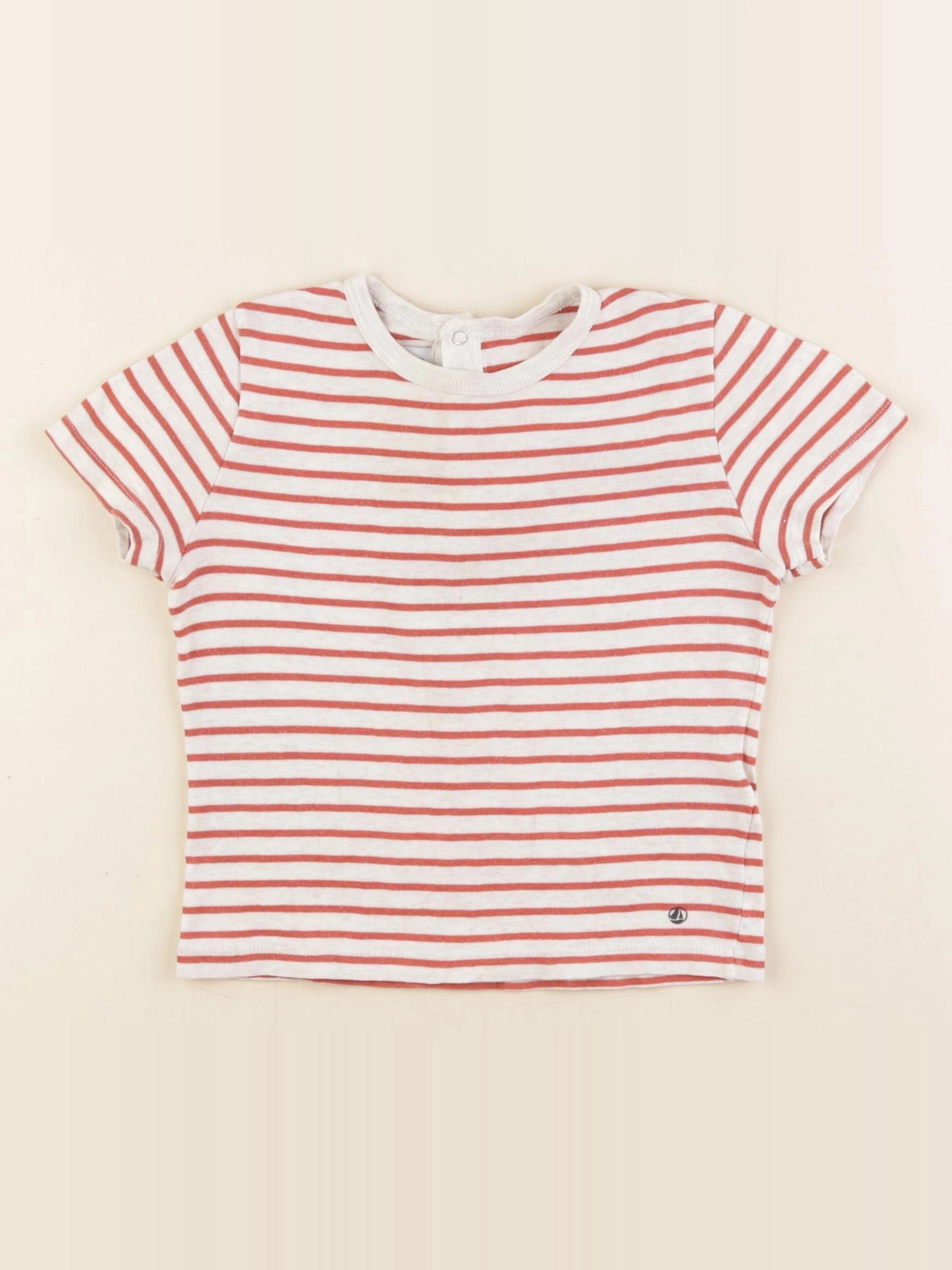 Petit Bateau - tee-shirt blanc - 24 mois