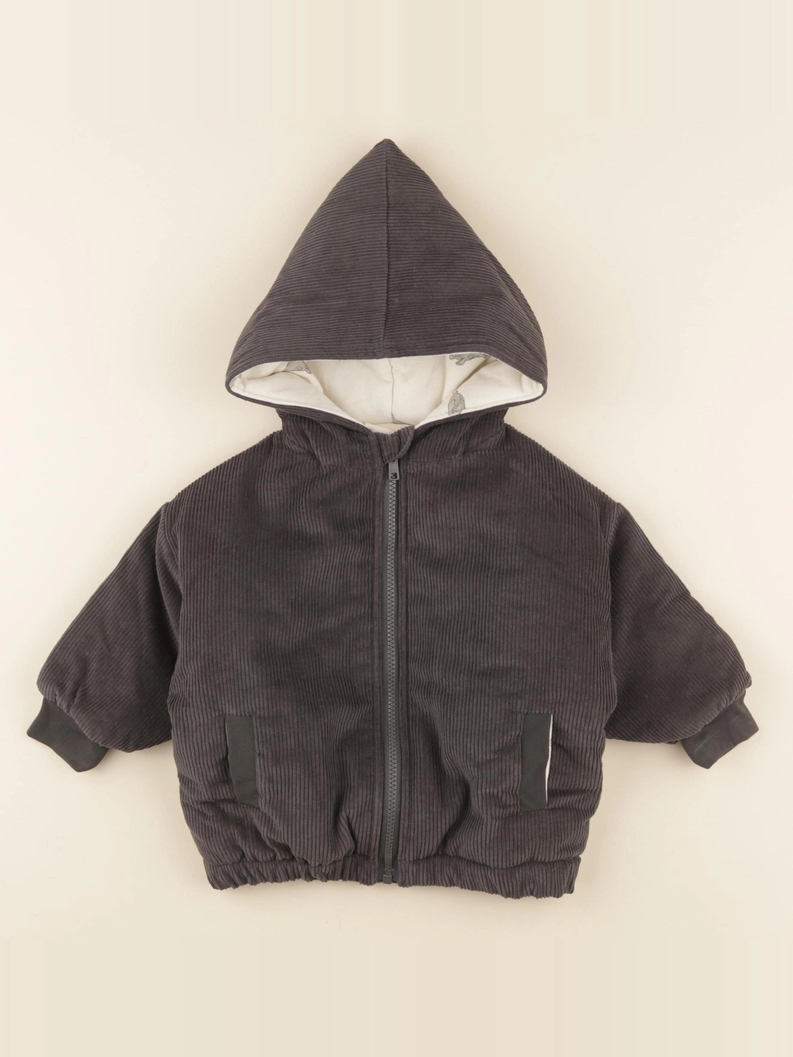 Manteau Frio Corderoy gris