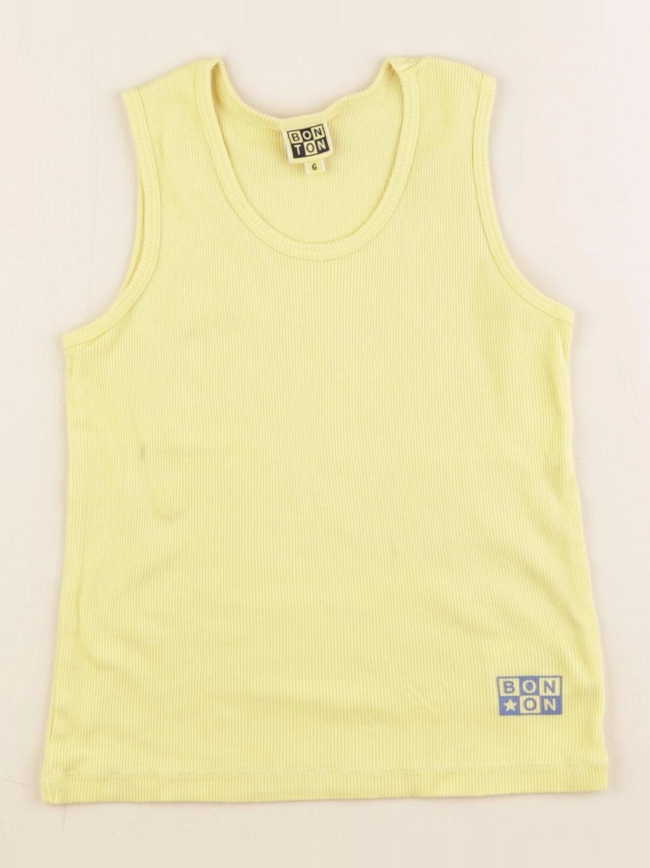 Bonton - débardeur jaune - 6 ans