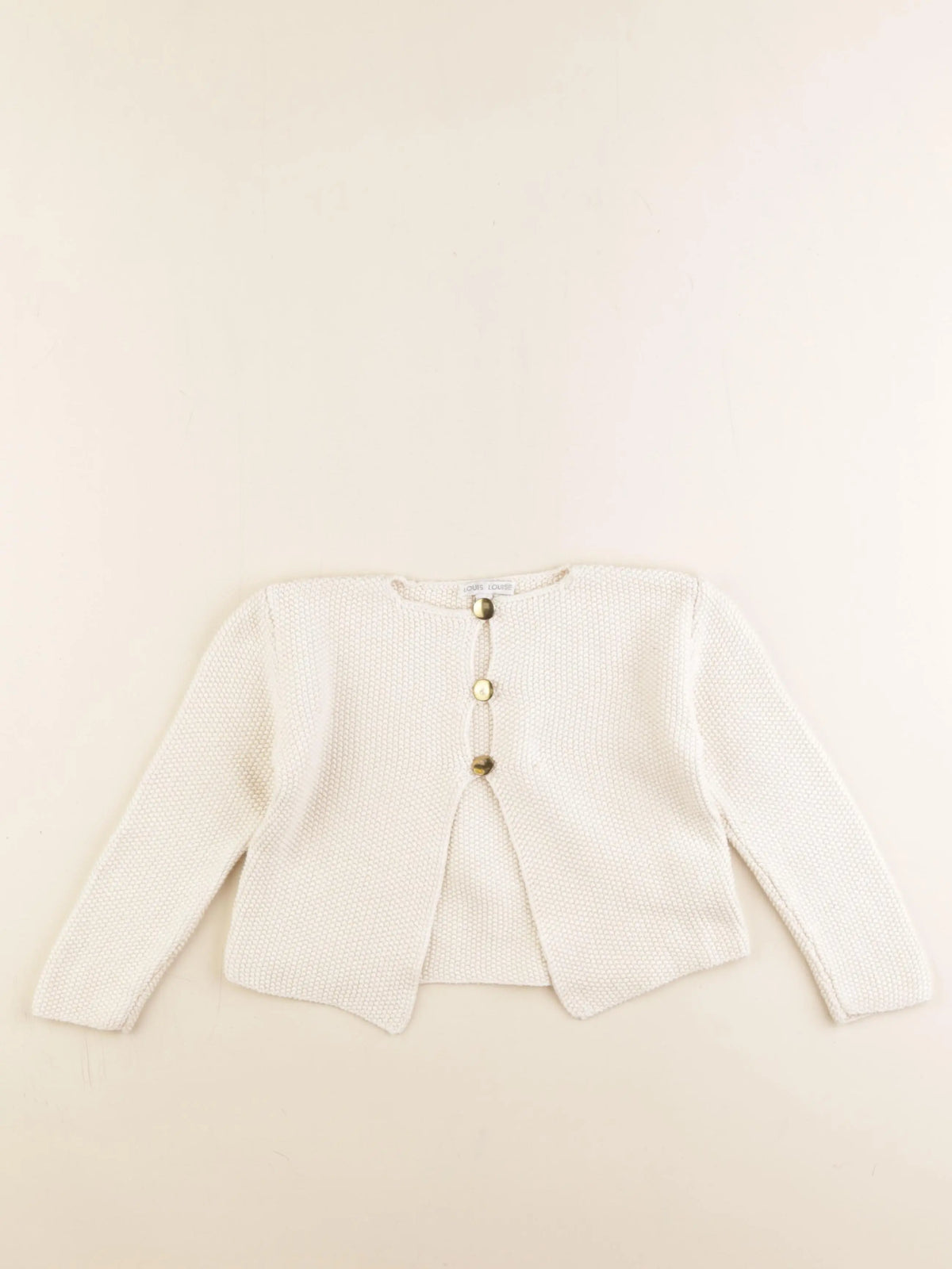 Louis Louise - gilet beige - 6 ans