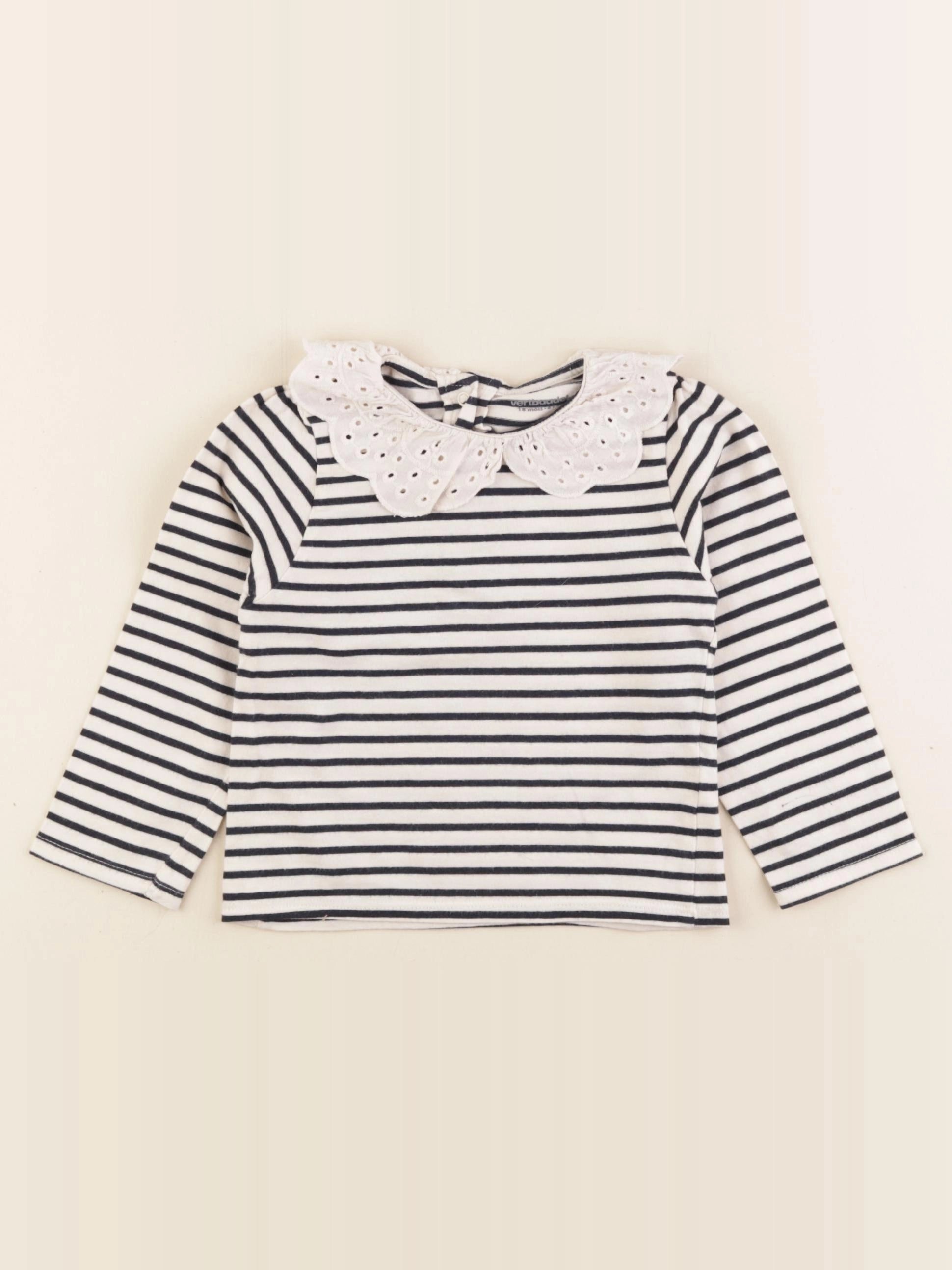 Vertbaudet - tee-shirt bleu - 18 mois