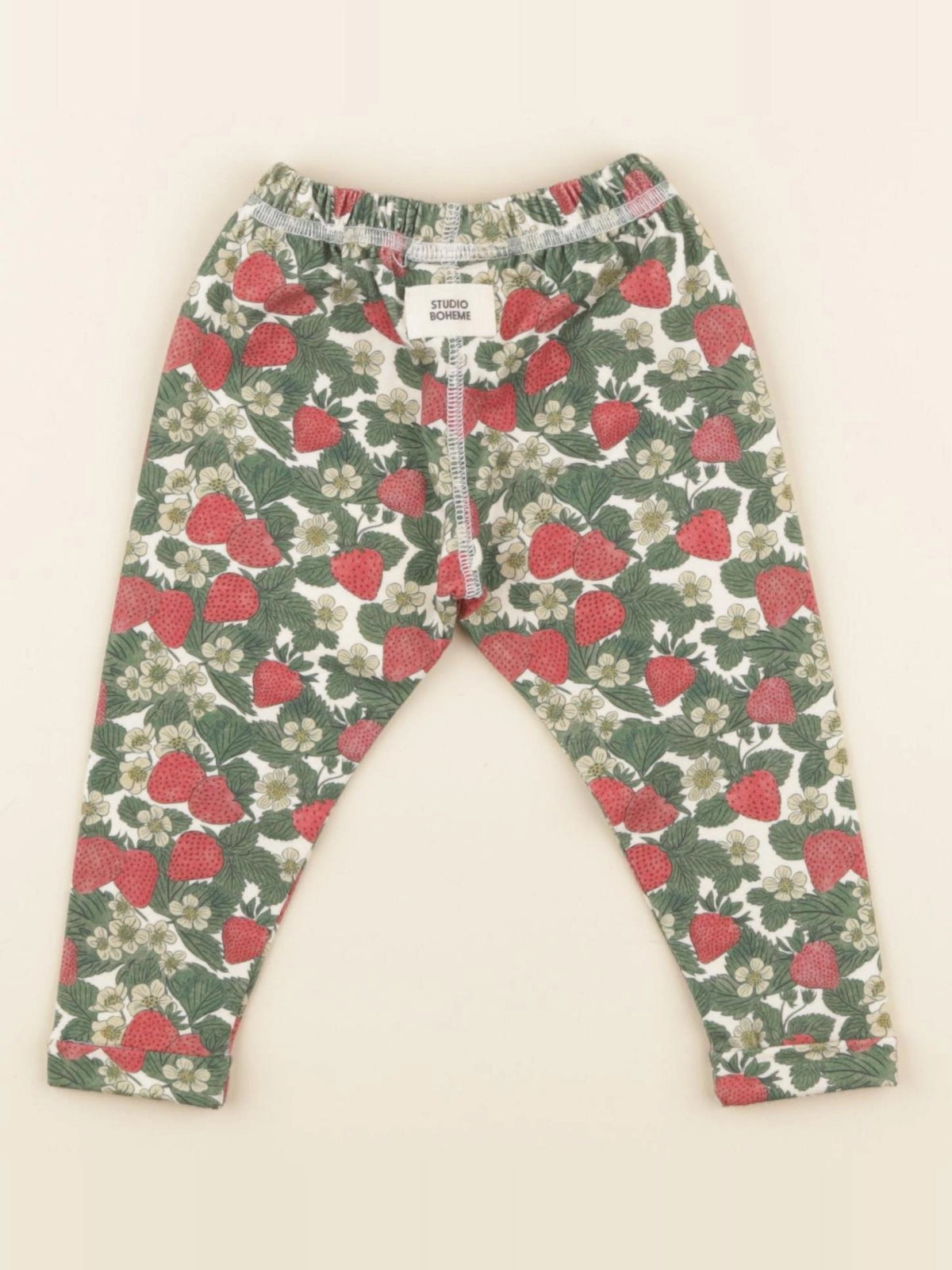 Leggings Rom Pom fraises