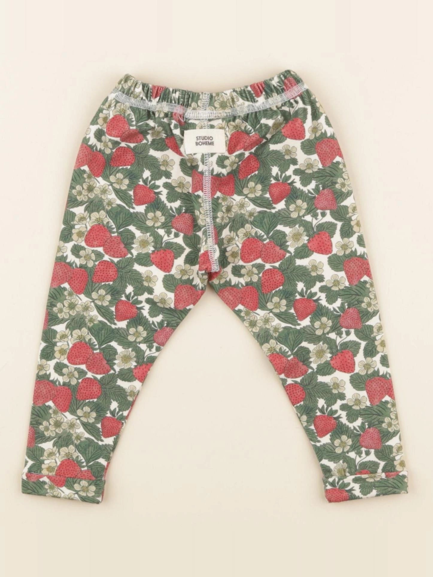 Leggings Rom Pom fraises