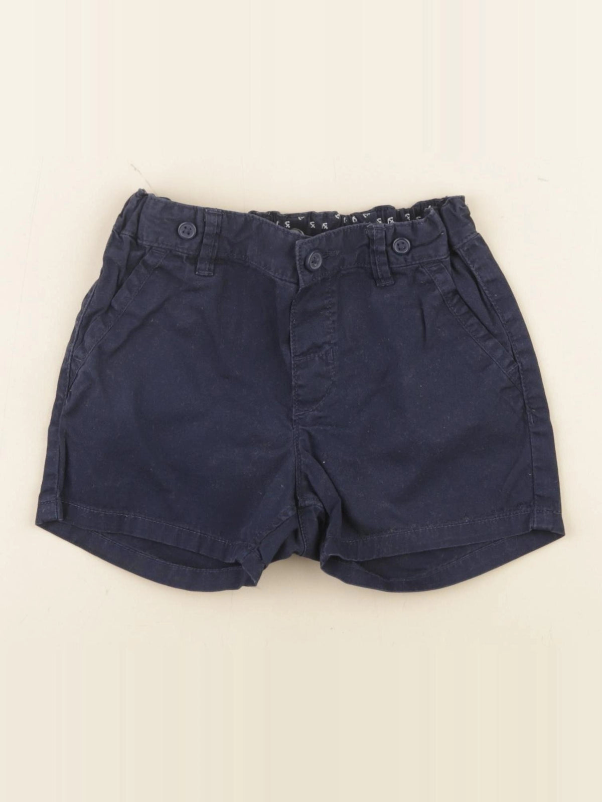 Zara - short bleu - 9/12 mois