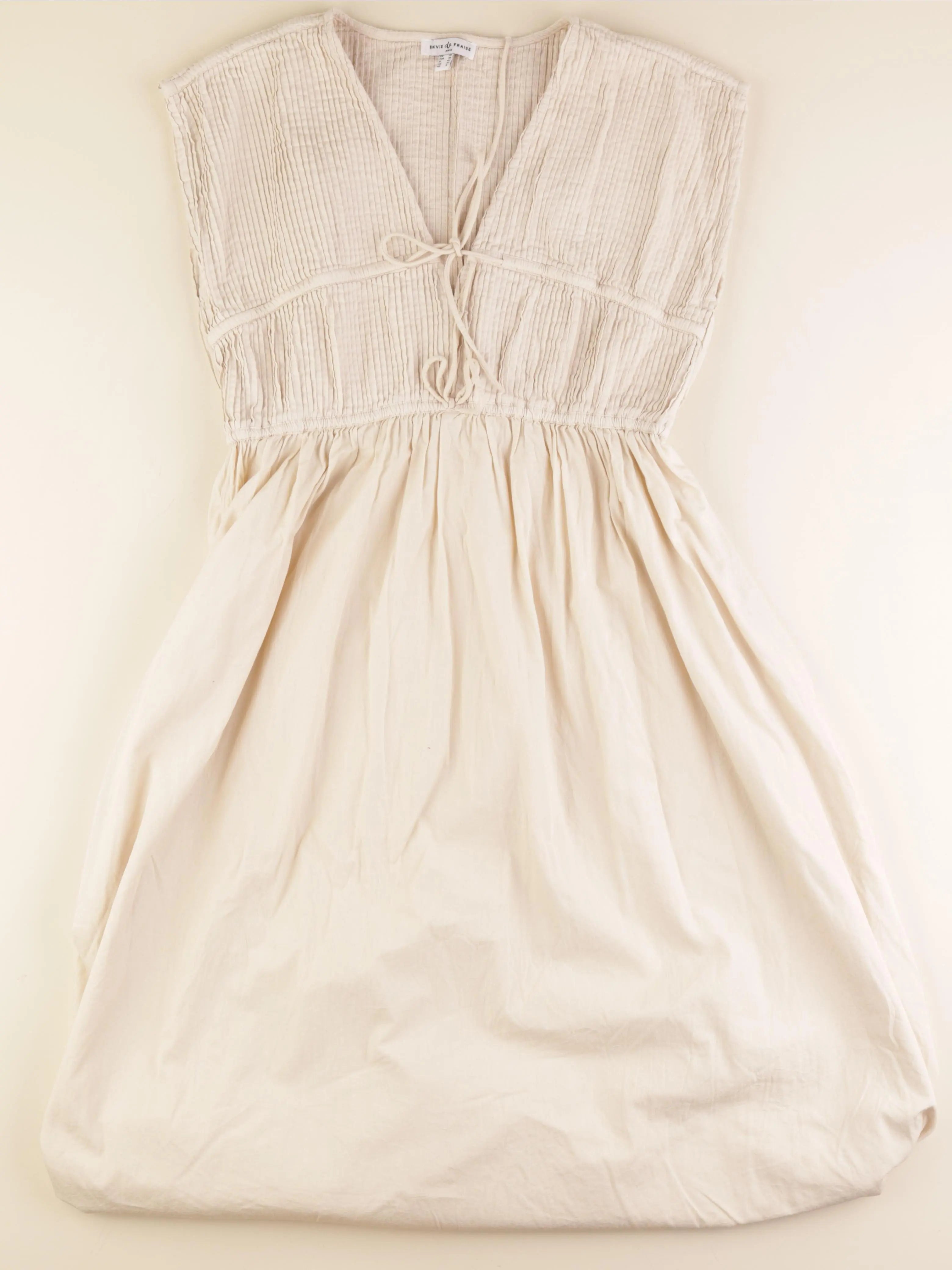 Envie de fraise - robe grossesse beige - 38