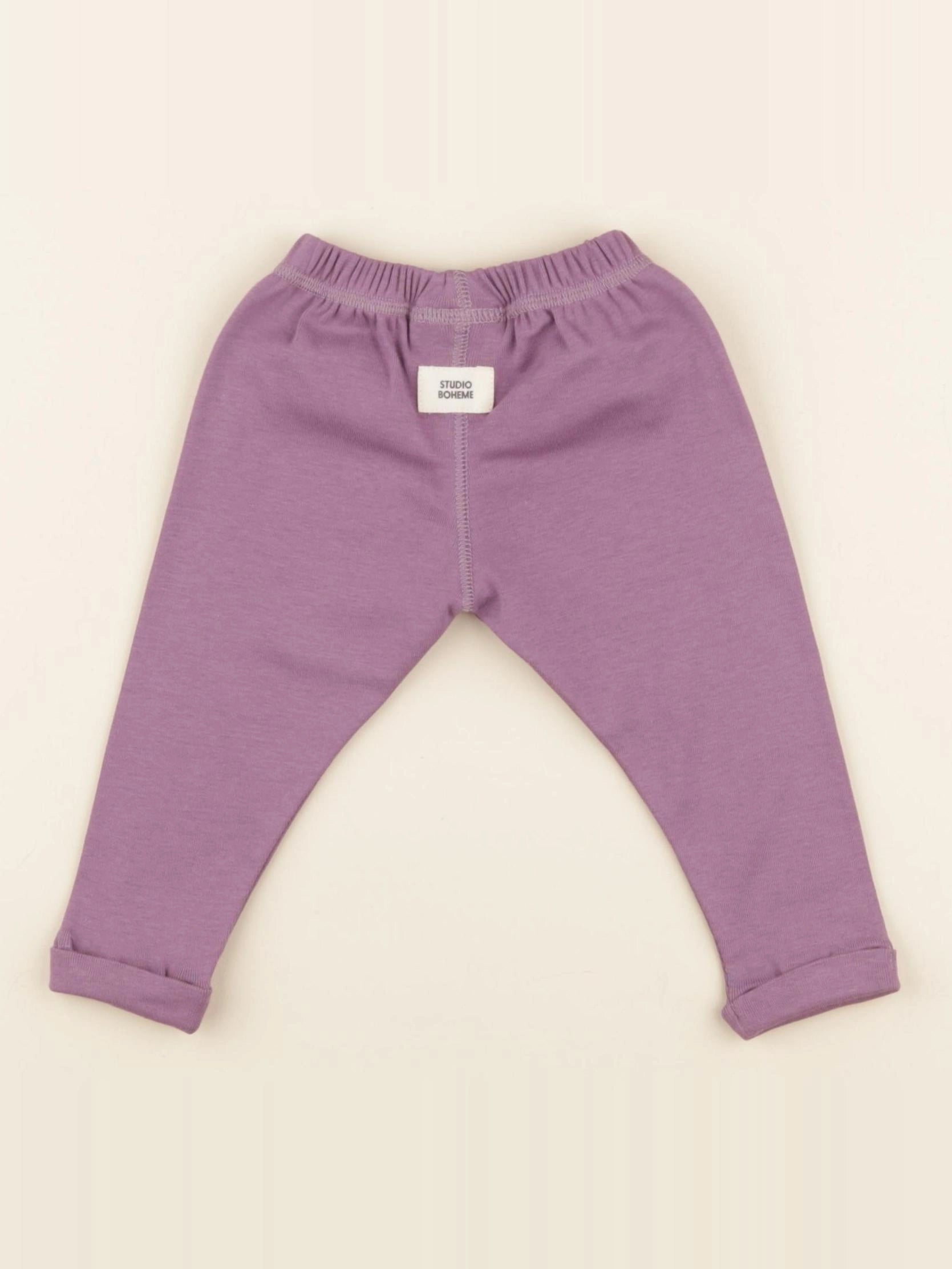 Leggings Rom Pom violet