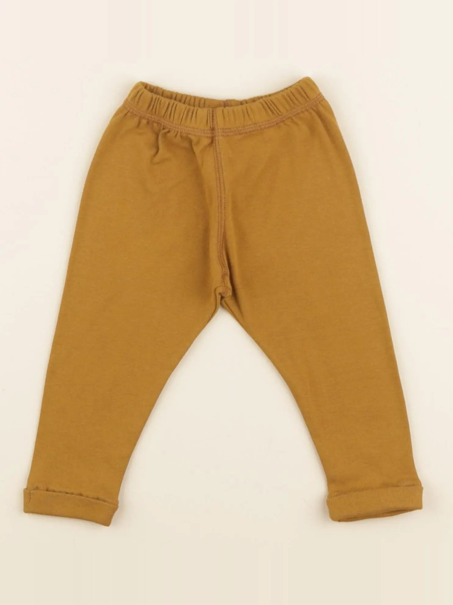 Leggings Rom Pom marron