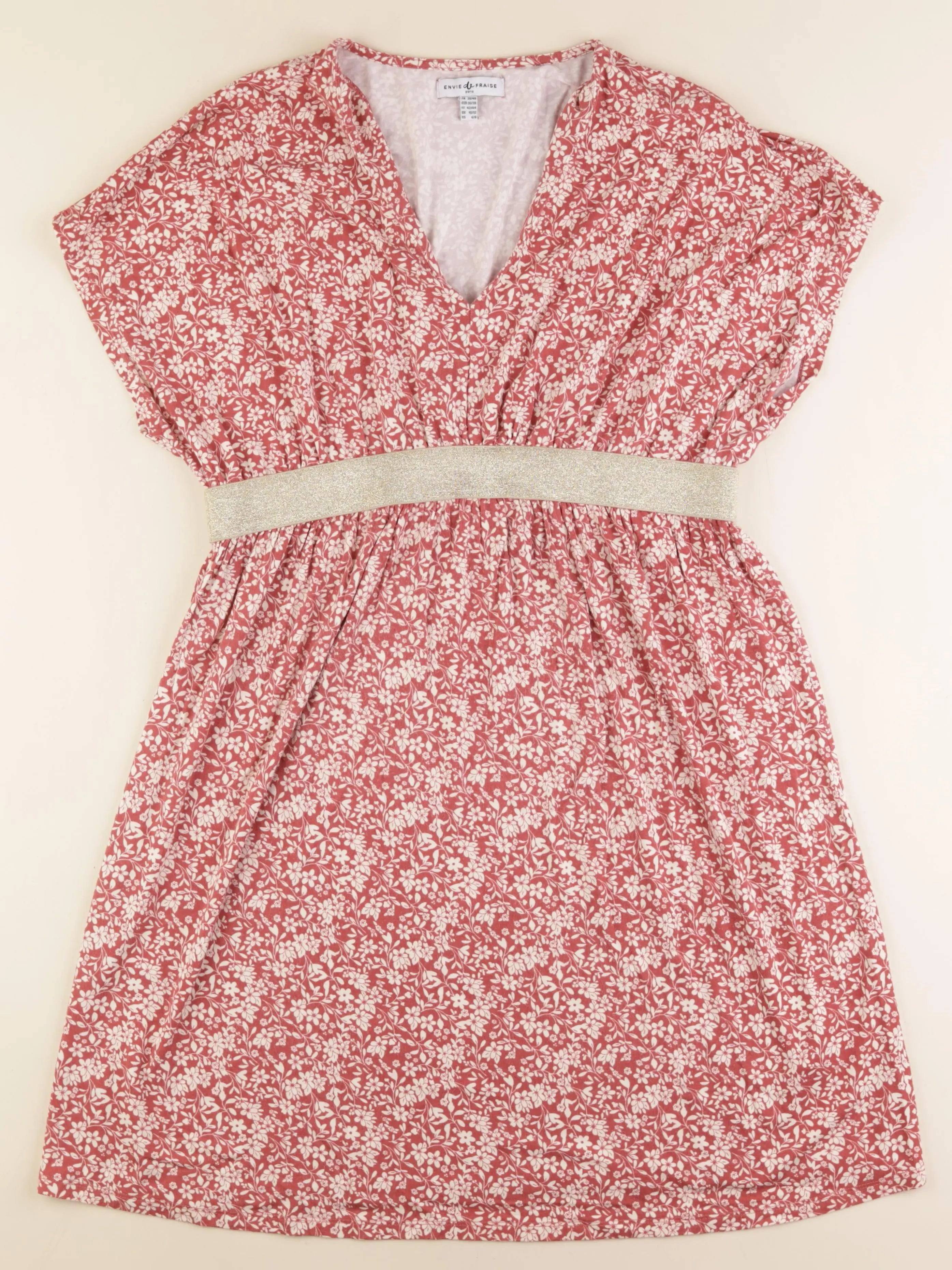 Envie de fraise - robe grossesse rouge - 38 à 40