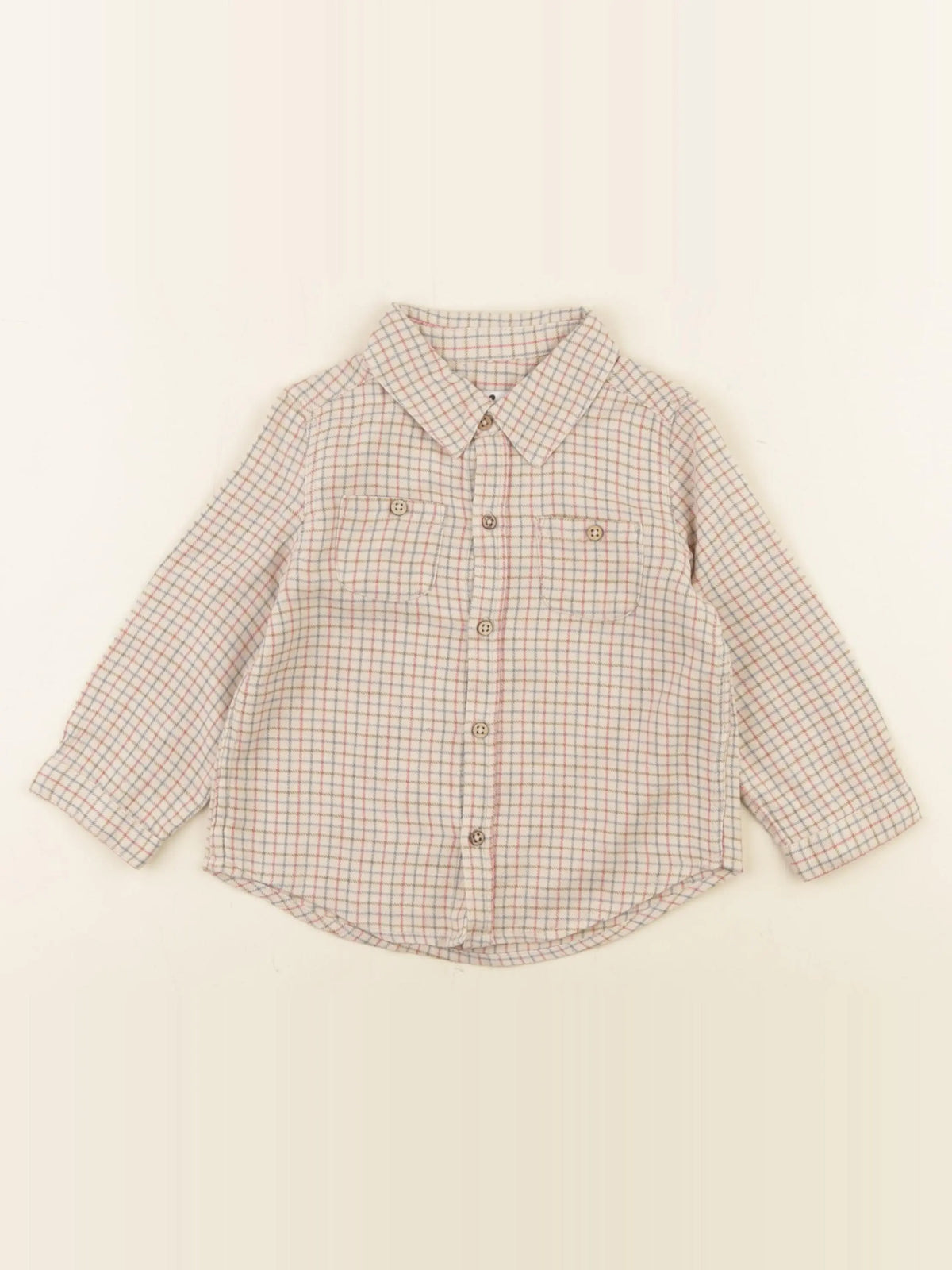 Cyrillus - chemise beige - 2 ans