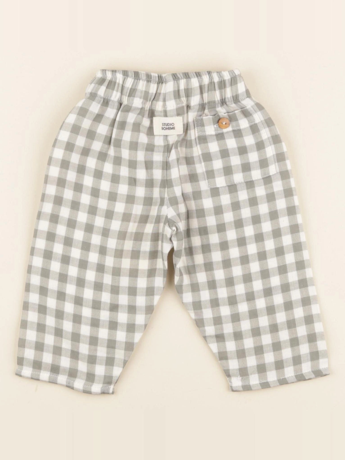 Pantalon Cousin Vichy gris