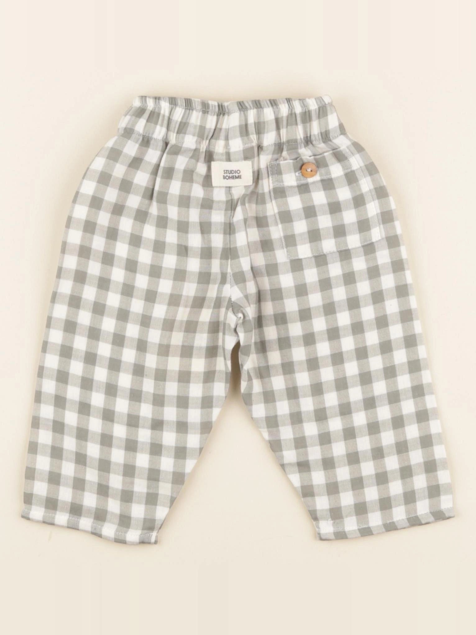 Pantalon Cousin Vichy gris