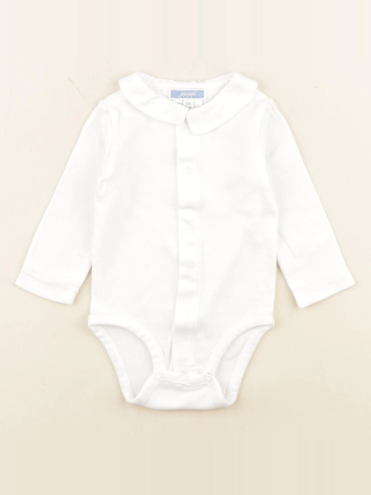 Jacadi - body à col blanc - 6 mois
