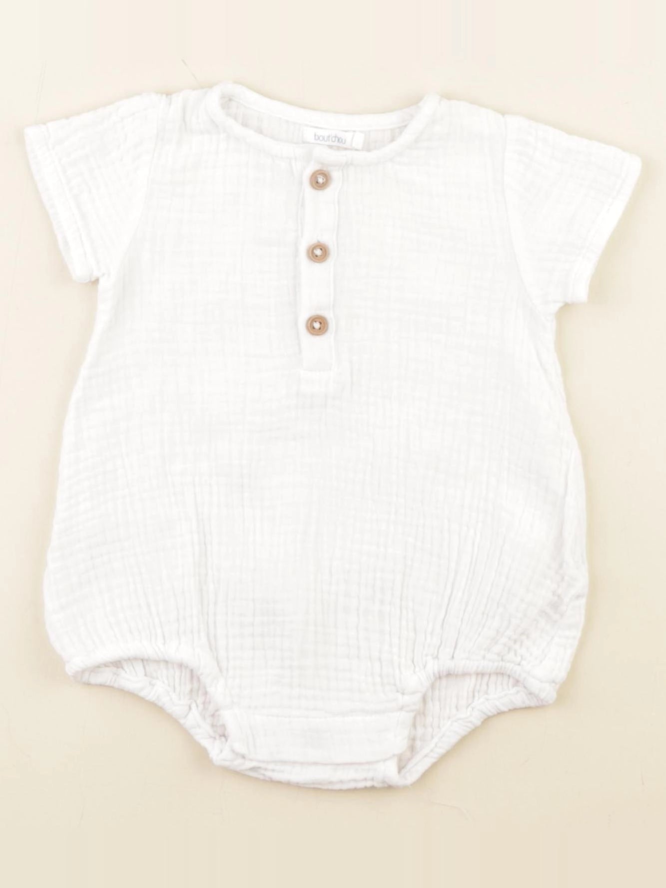 Boutchou - combinaison blanc - 3 mois