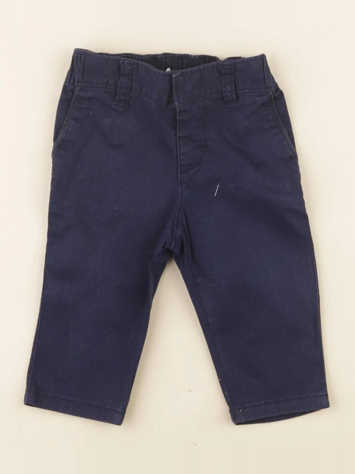 GAP - pantalon bleu - 6/12 mois