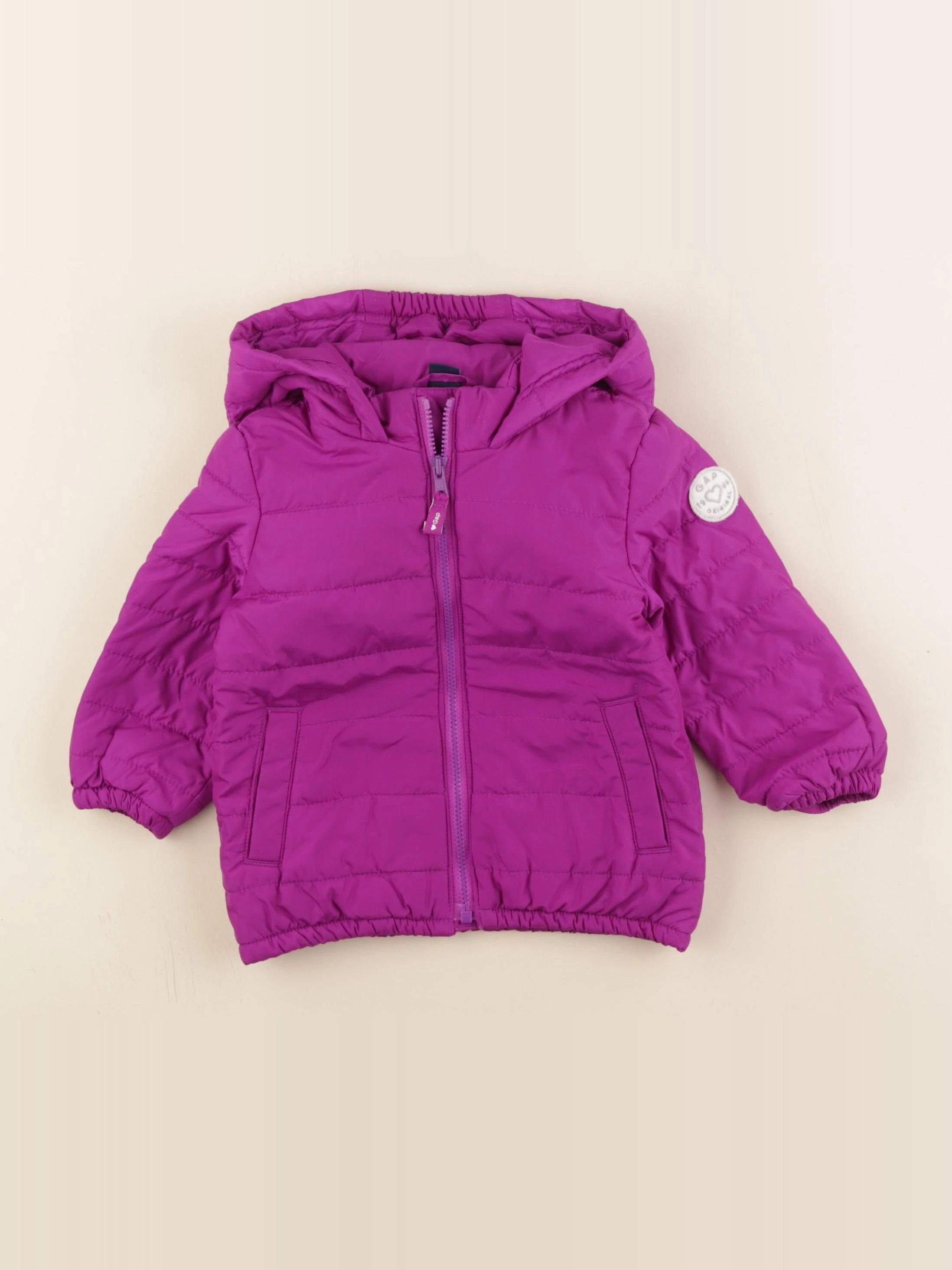 GAP - doudoune violet - 12/18 mois