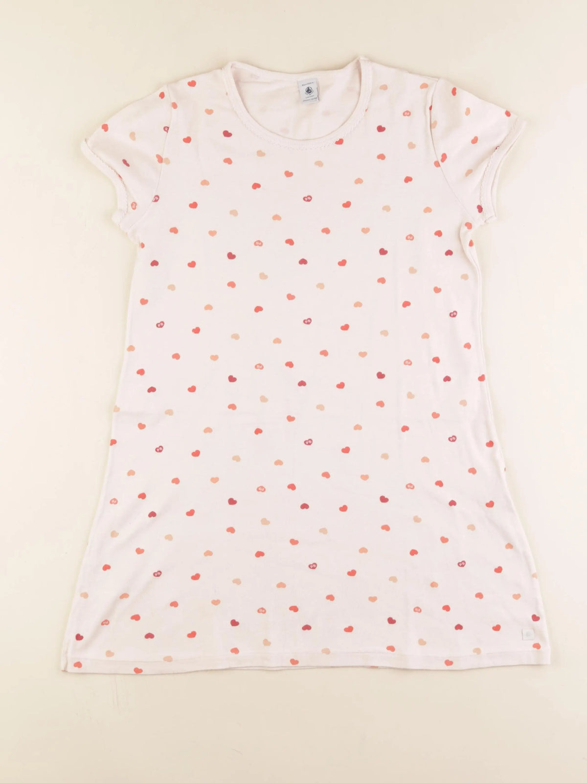 Petit Bateau - robe de chambre coton rose - 10 ans