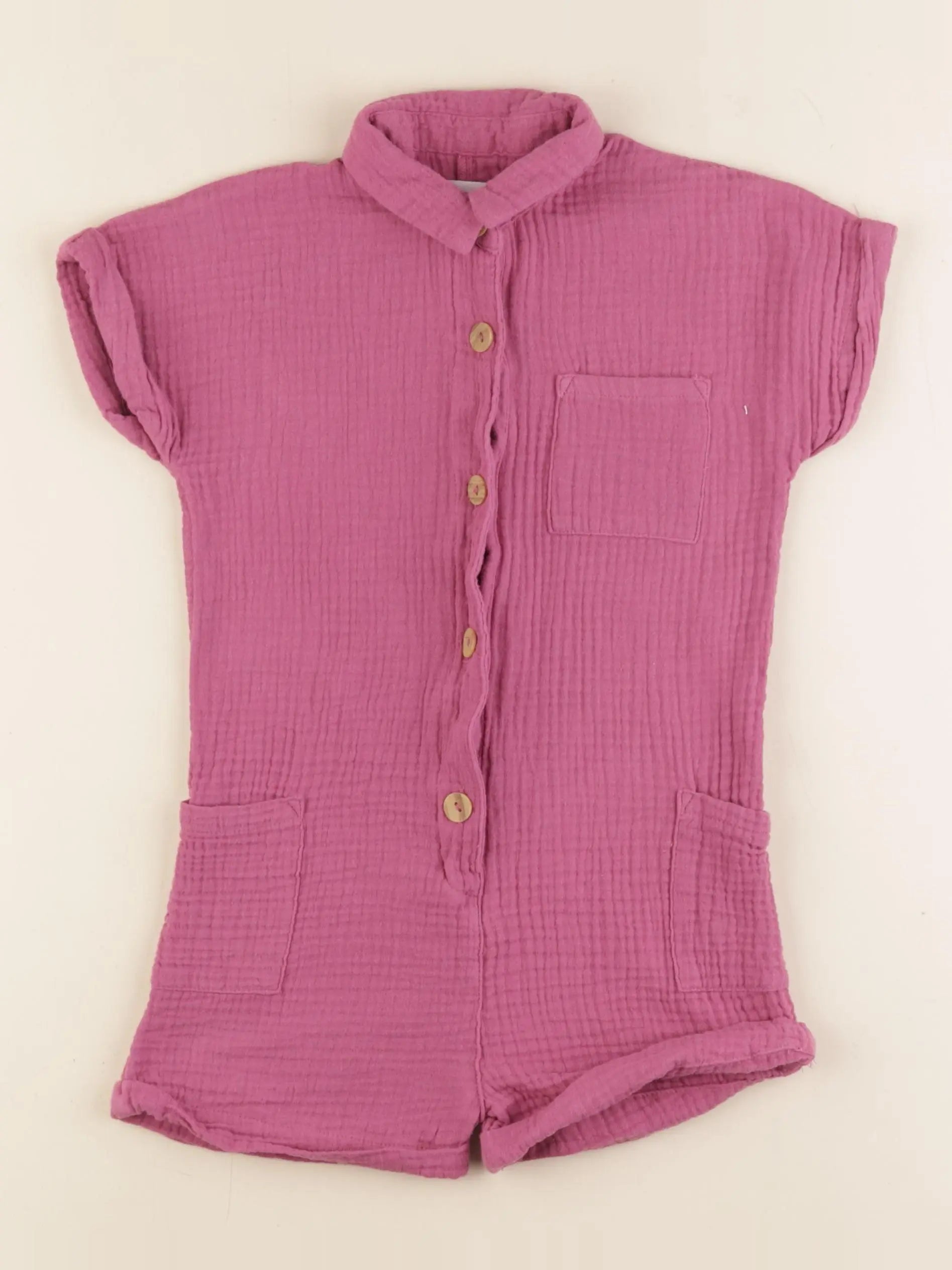 Vertbaudet - combinaison rose - 5 ans