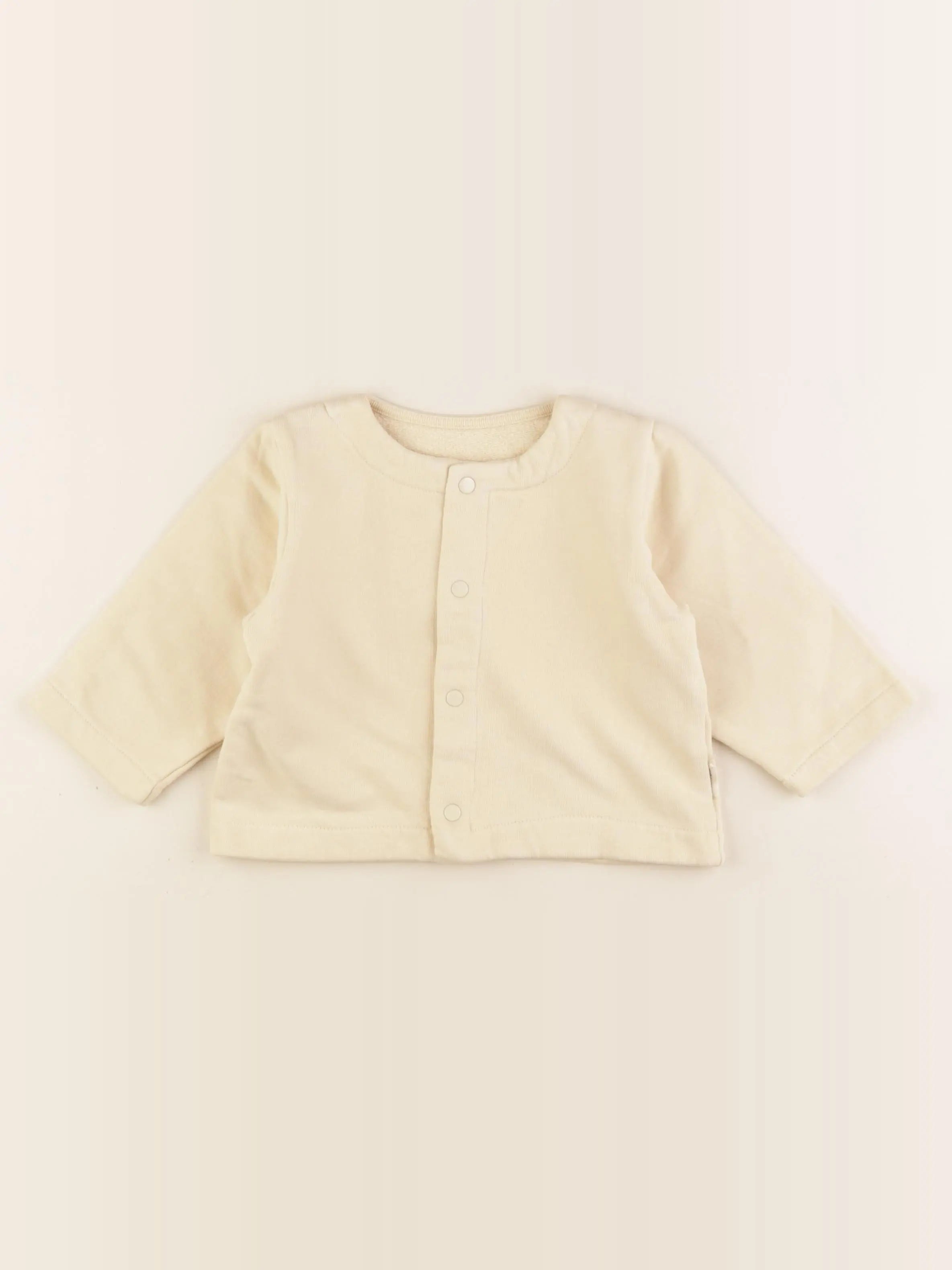 Poudre Organic - sweat beige - 12 mois