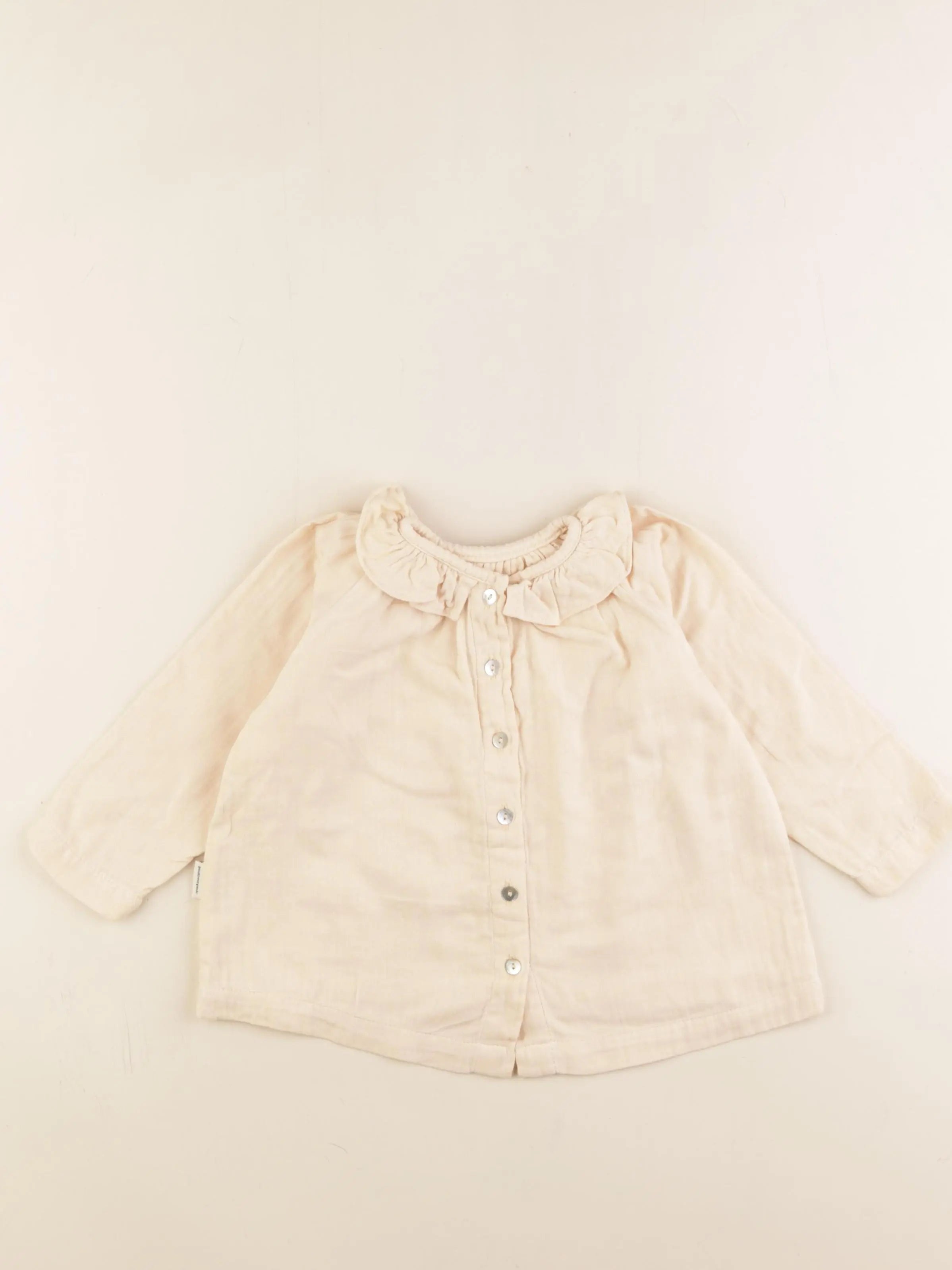 Poudre Organic - blouse beige - 18 mois
