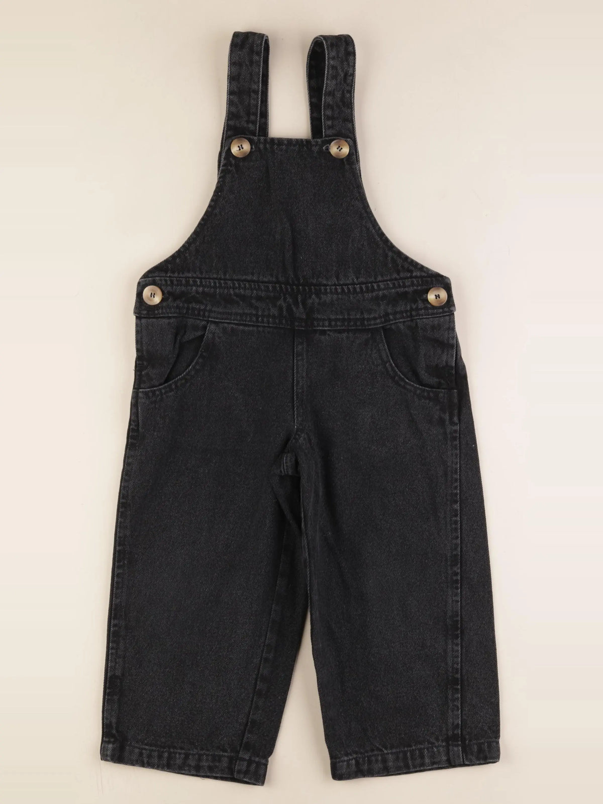 Poudre Organic - salopette noir - 3 ans