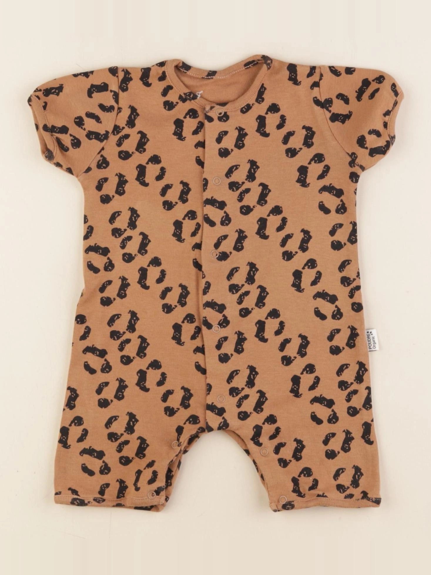 Poudre Organic - pyjama coton marron - 24 mois