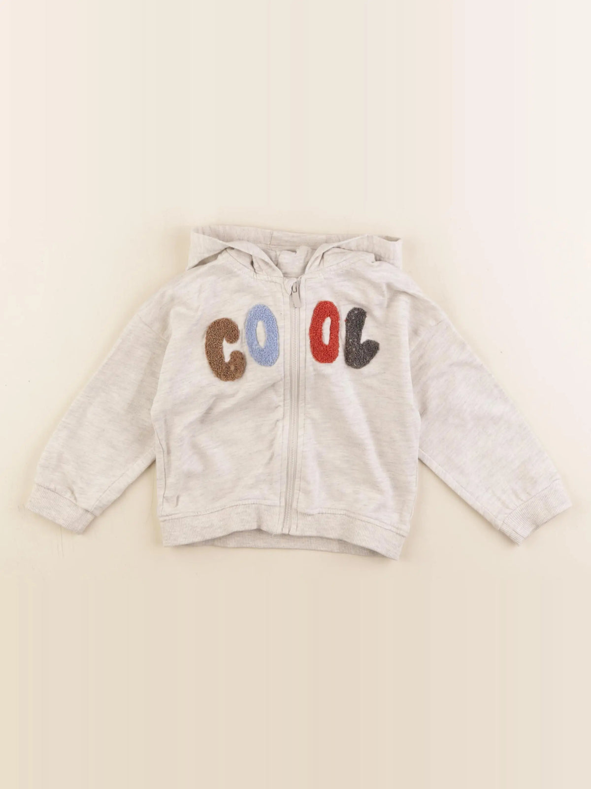 Vertbaudet - sweat gris - 18 mois