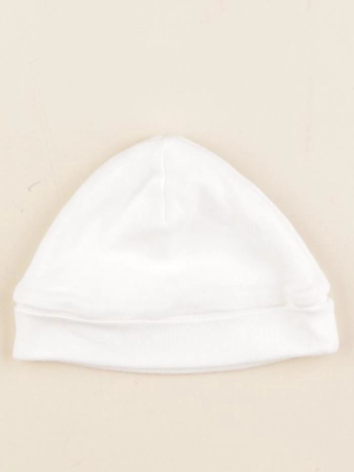 Vertbaudet - bonnet blanc - 12 mois