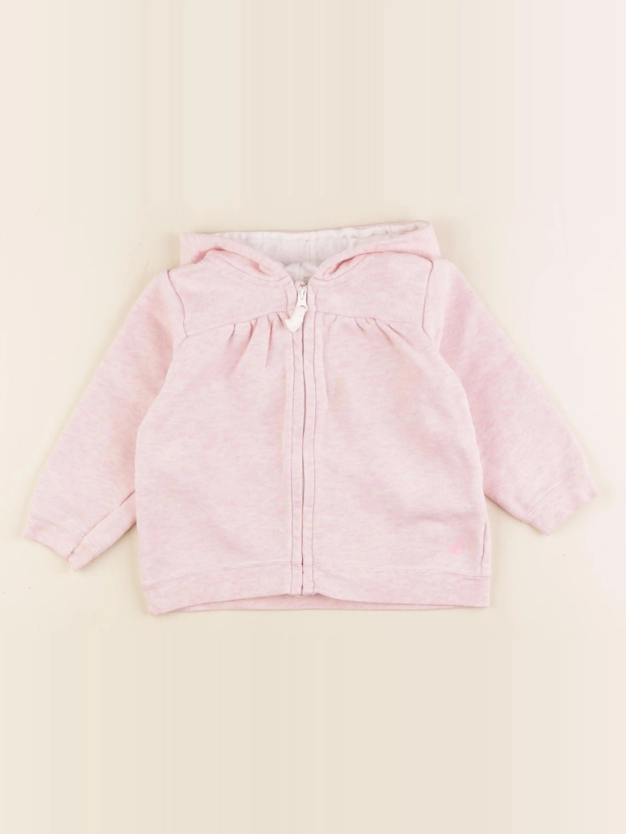 Petit Bateau - sweat rose - 24 mois