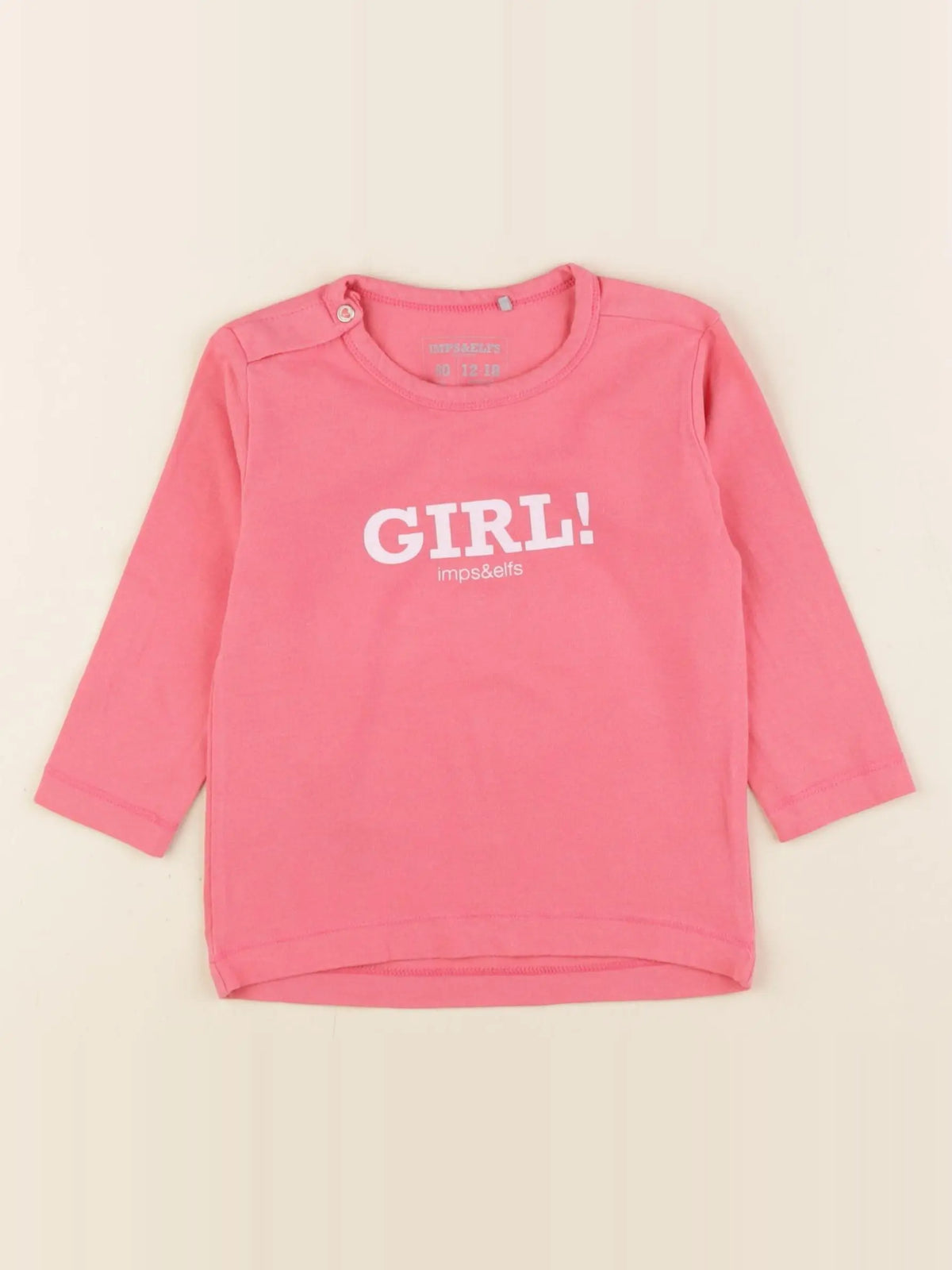 Imps & Elfs - tee-shirt rose - 12/18 mois