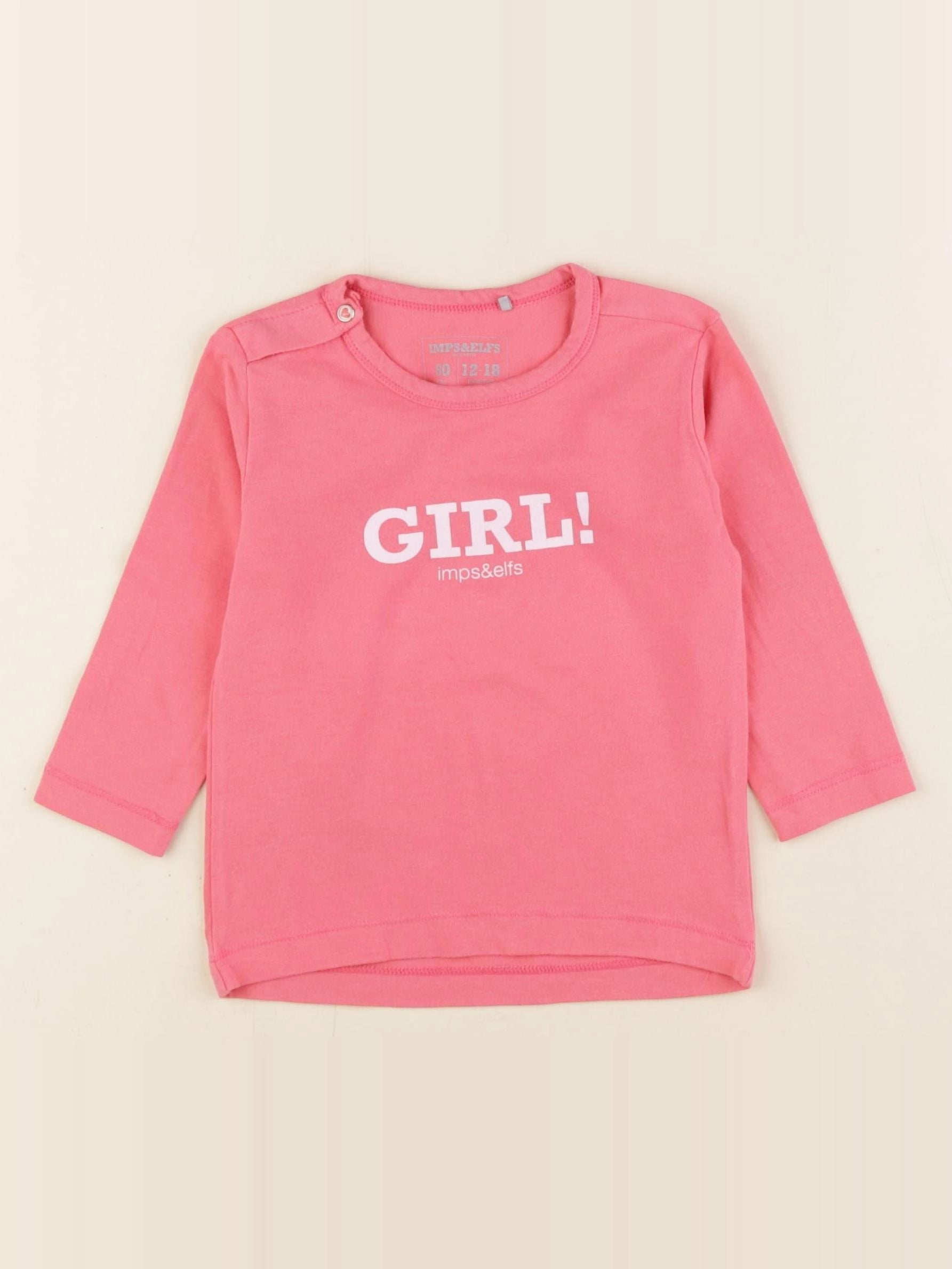 Imps & Elfs - tee-shirt rose - 12/18 mois