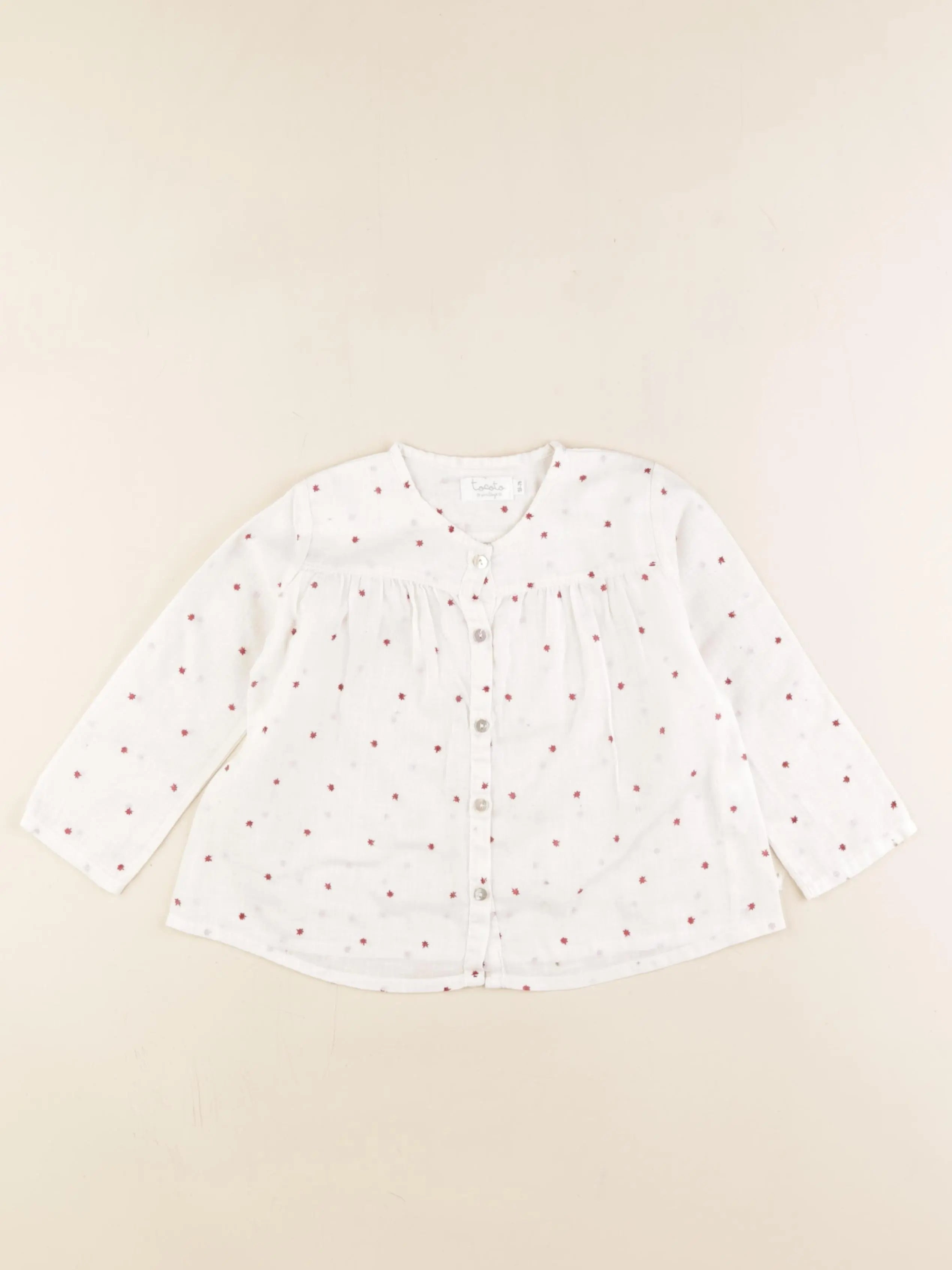 Tocoto vintage - blouse blanc - 18/24 mois