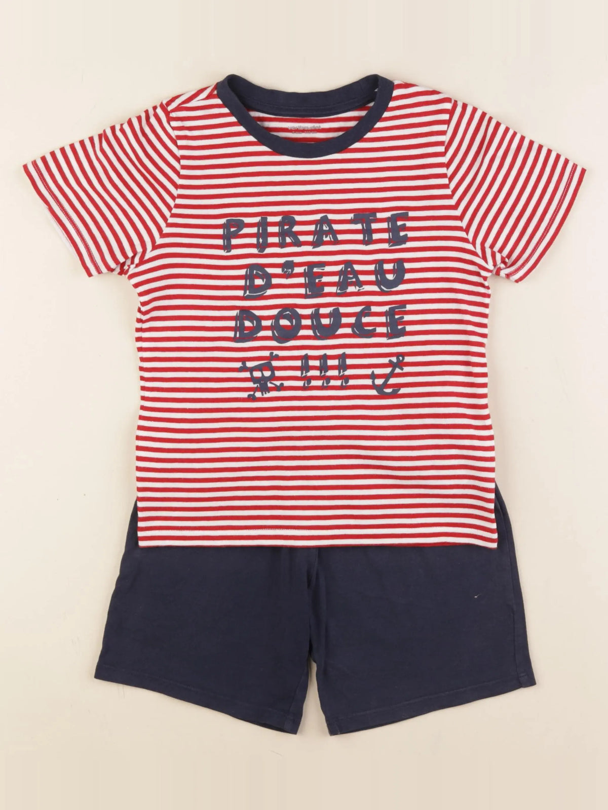 Vertbaudet - pyjama coton multicolore - 6 ans