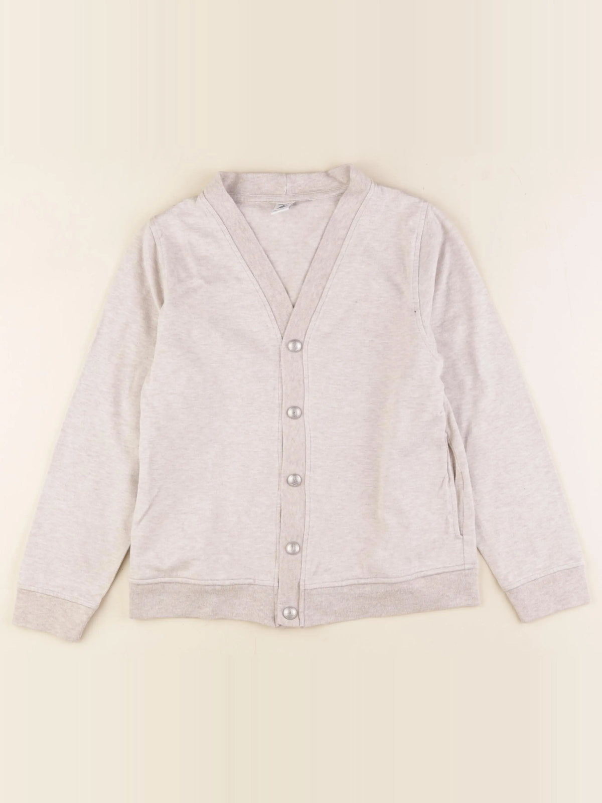 Petit Bateau - sweat beige - 10 ans